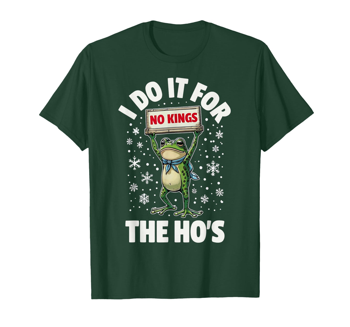 No Kings Frog Portland Frog Protest Vintage for Men Women T-Shirt