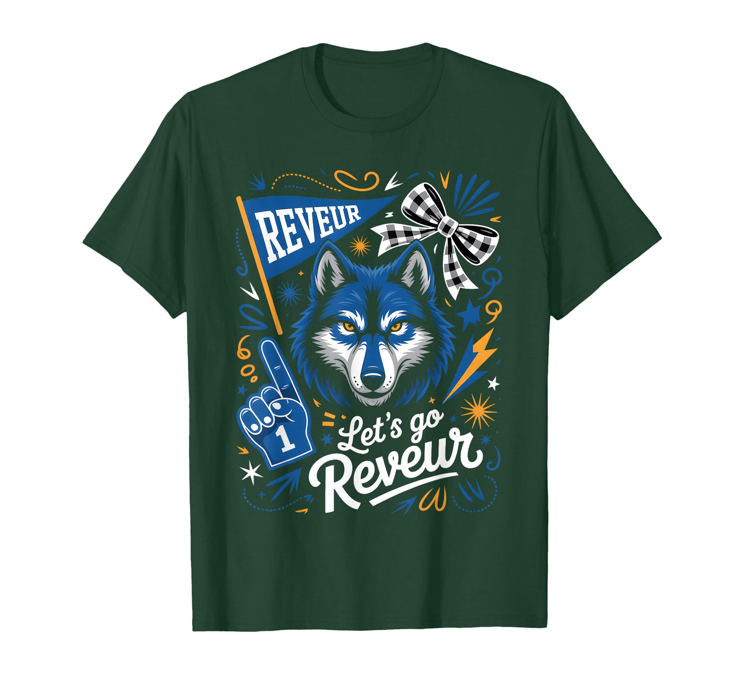 Team Reveur House Shirt Blue Reveur House of Dreamers Wolf T-Shirt