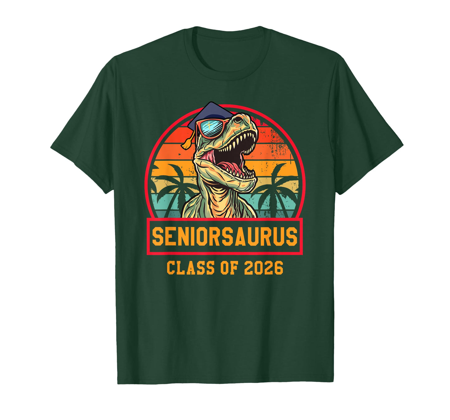 Retro Class of 2026 Senior Men Women Funny Seniors 2026 T-Shirt