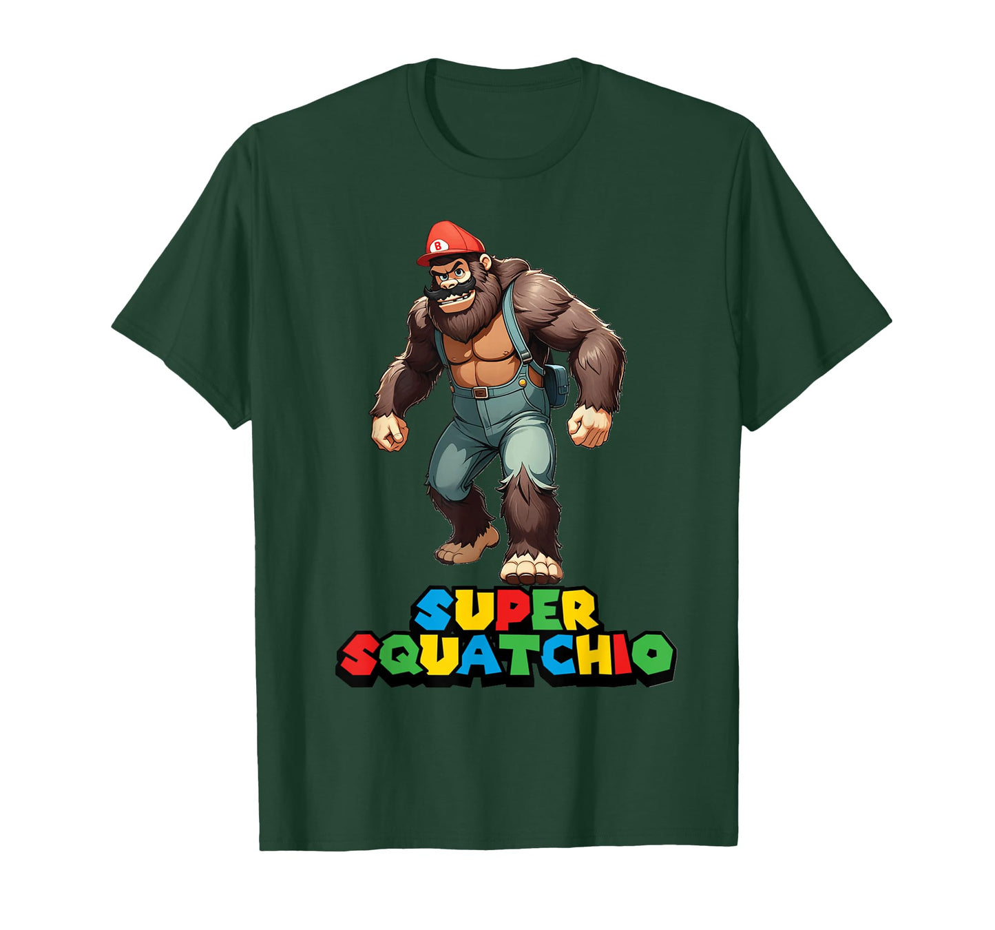 cute sasquatch Bigfoot Gamer Gaming kids boys girls toddler T-Shirt