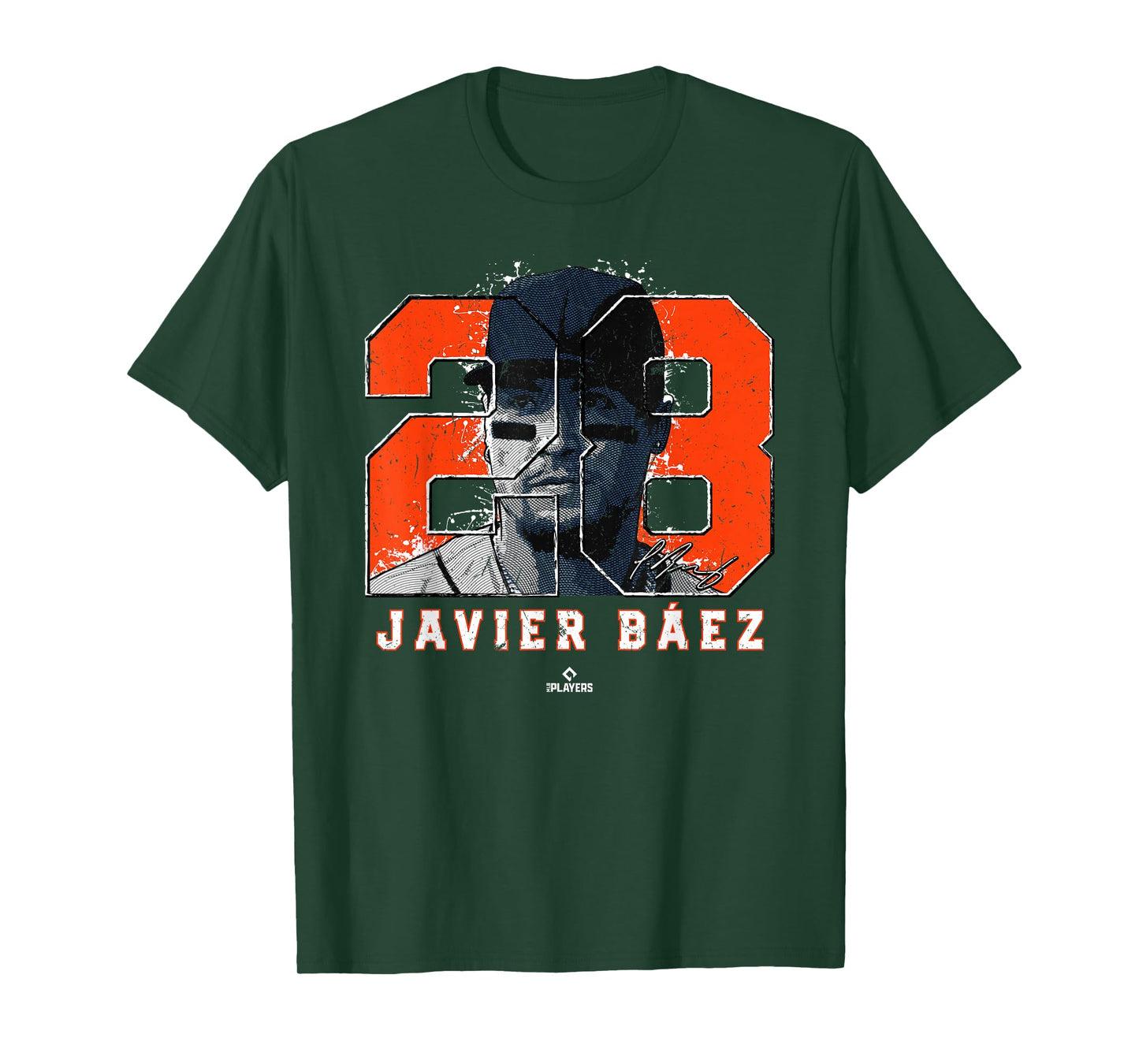 Javier Baez Silhouette Detroit Michigan MLBPA T-Shirt