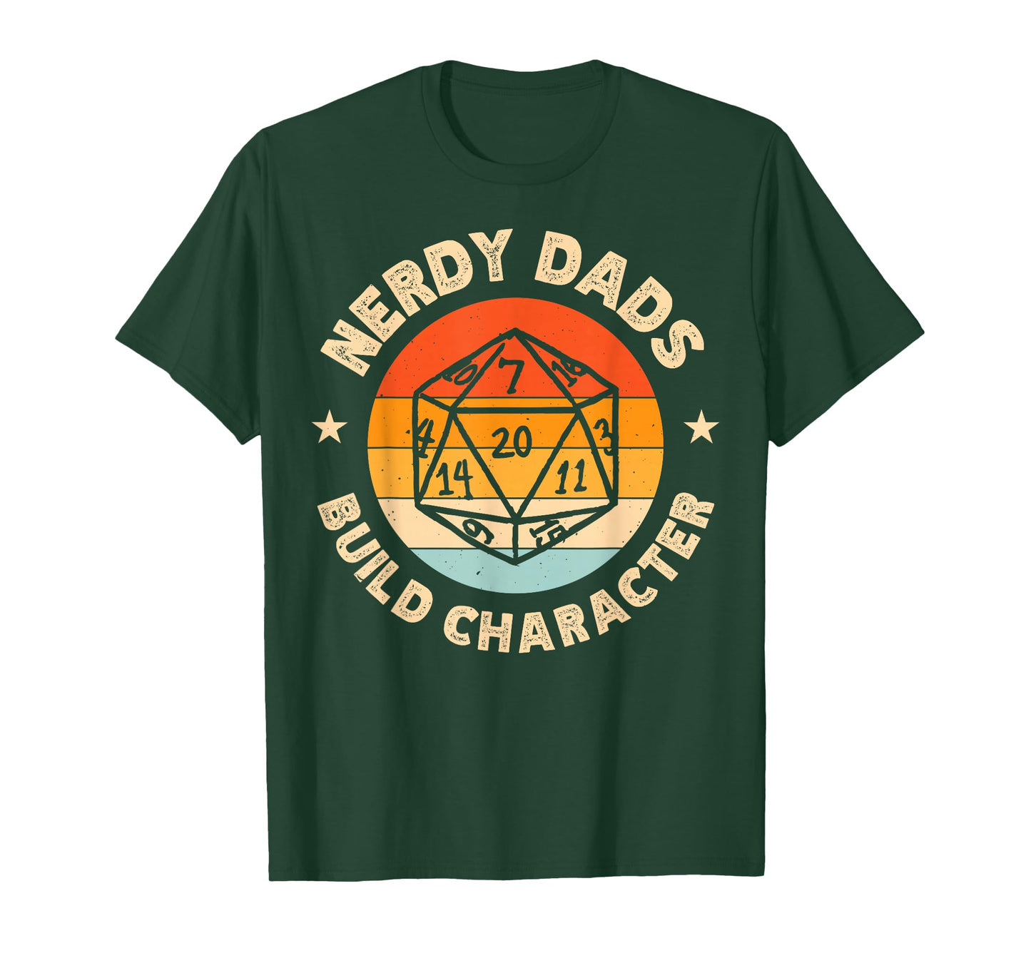Nerdy Dads Build Character T-Shirt