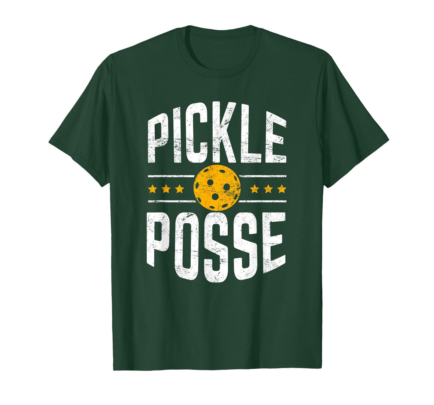 Pickle Posse Funny Pickleball Player Coach Team T-Shirt