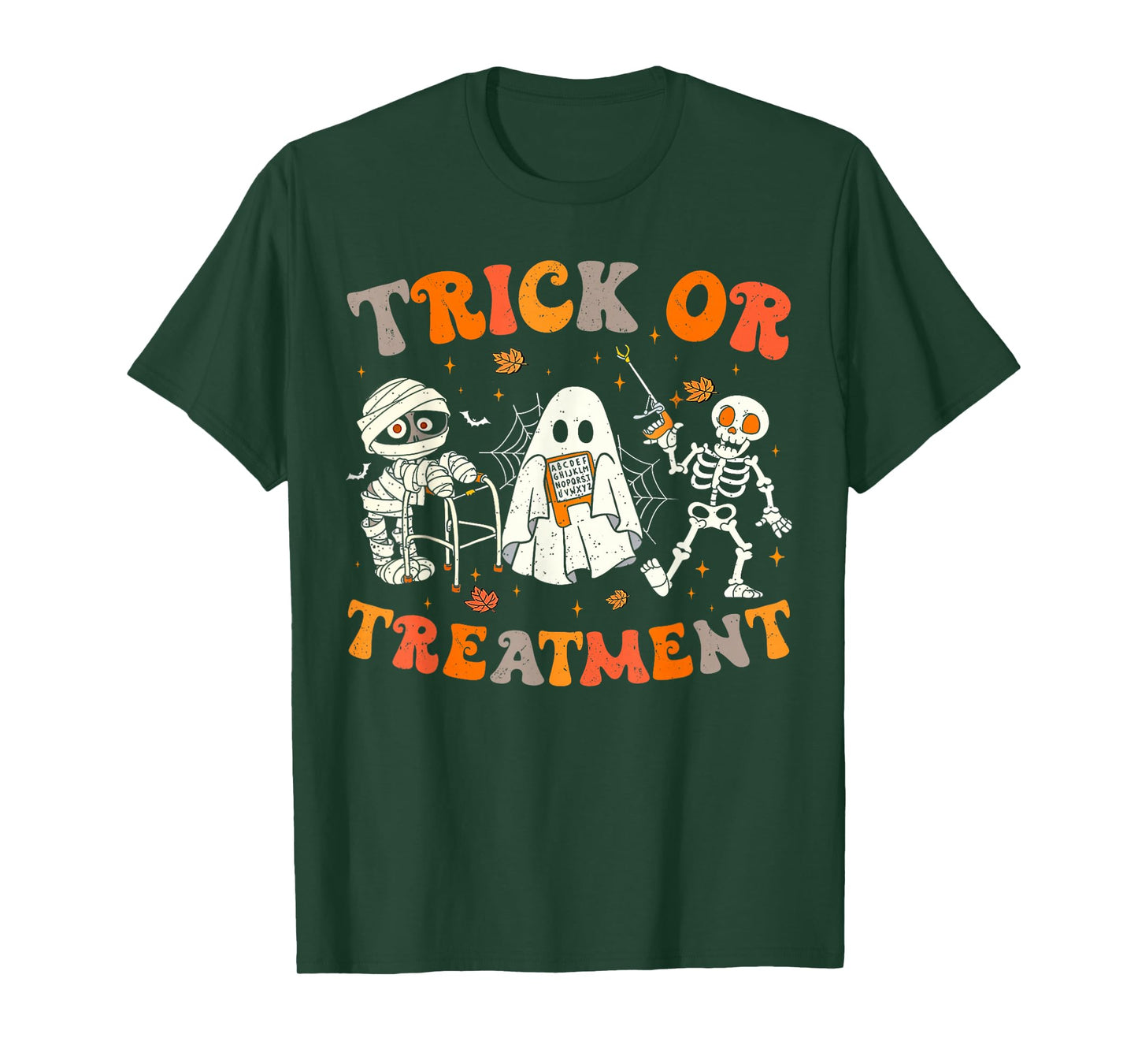 Trick or Treatment PT Physical Therapy Therapist Halloween T-Shirt