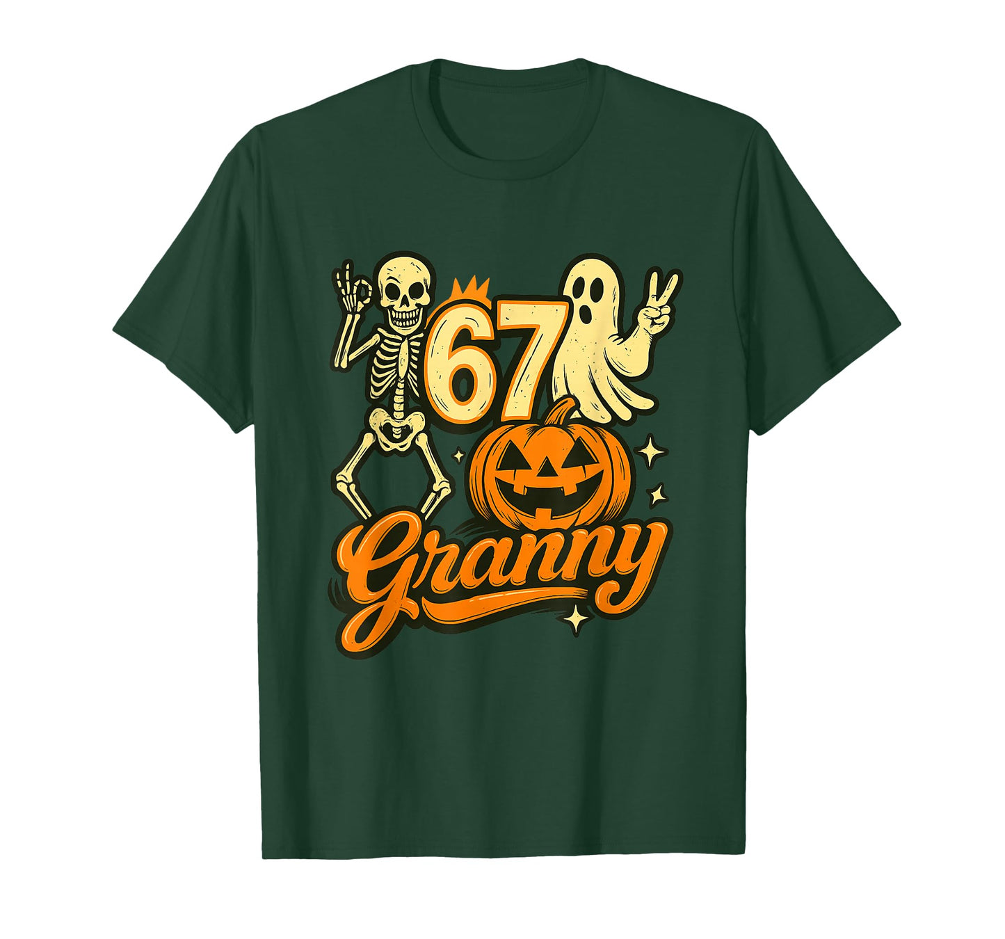 Haunted by 67 Six Seven 6 7 Meme Gen Alpha Halloween Shirt T-Shirt