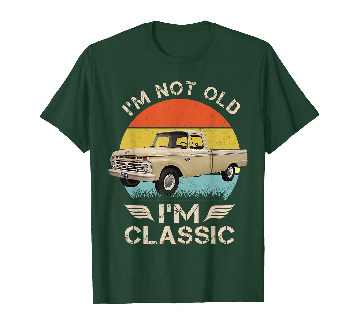 1966 classic f100 Beige T-Shirt, Small, Black