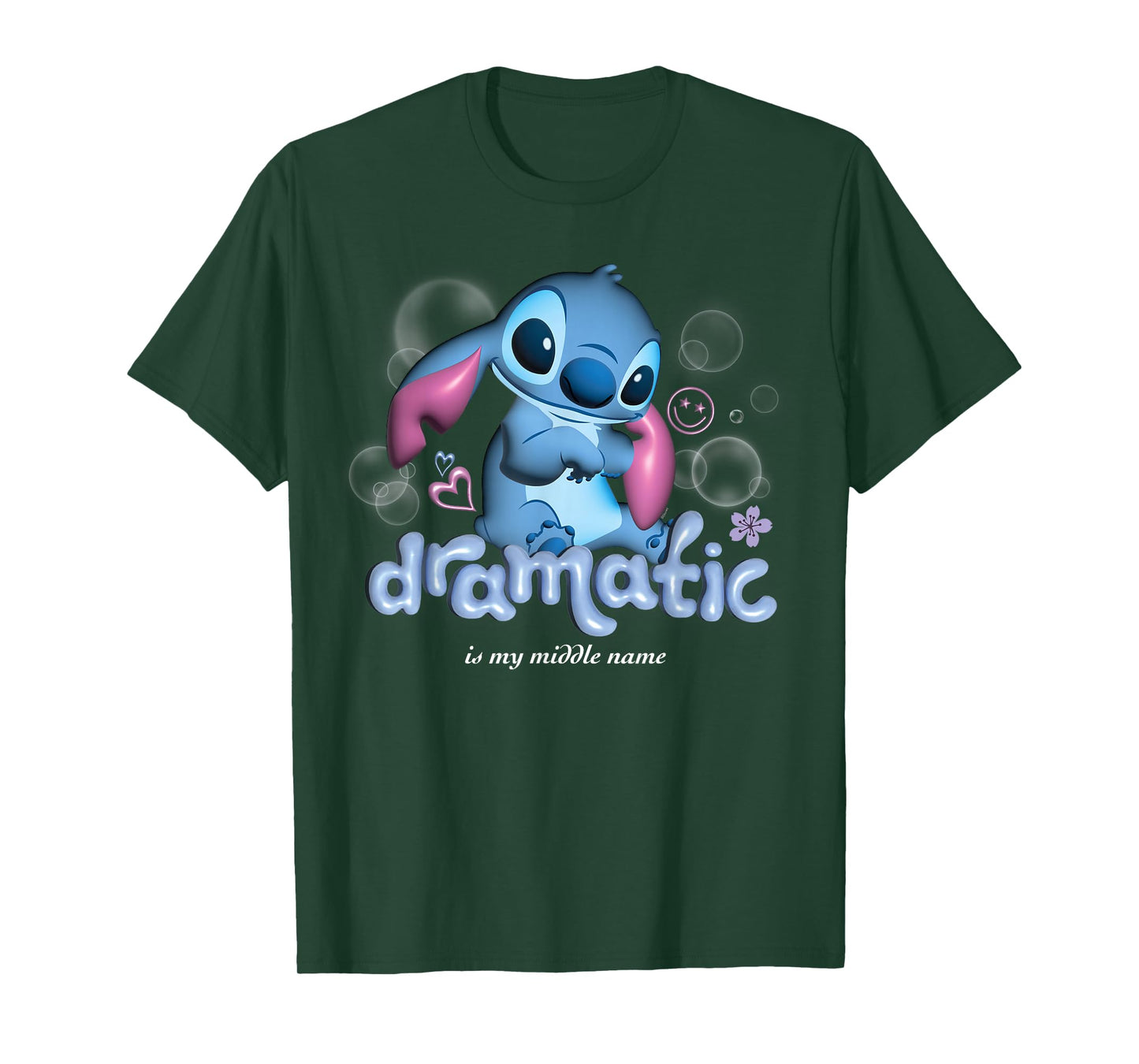 Disney Lilo & Stitch Bubble Pop "Dramatic is My Middle Name" T-Shirt