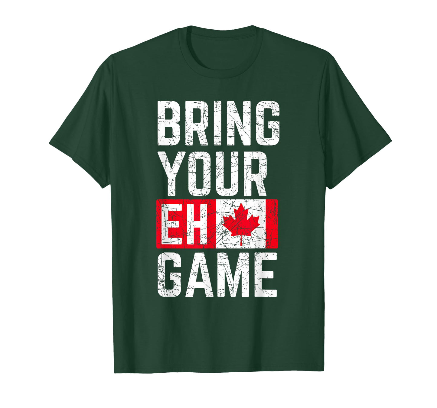 Bring Your Eh Game Canadian Flag Canada Pride T-Shirt