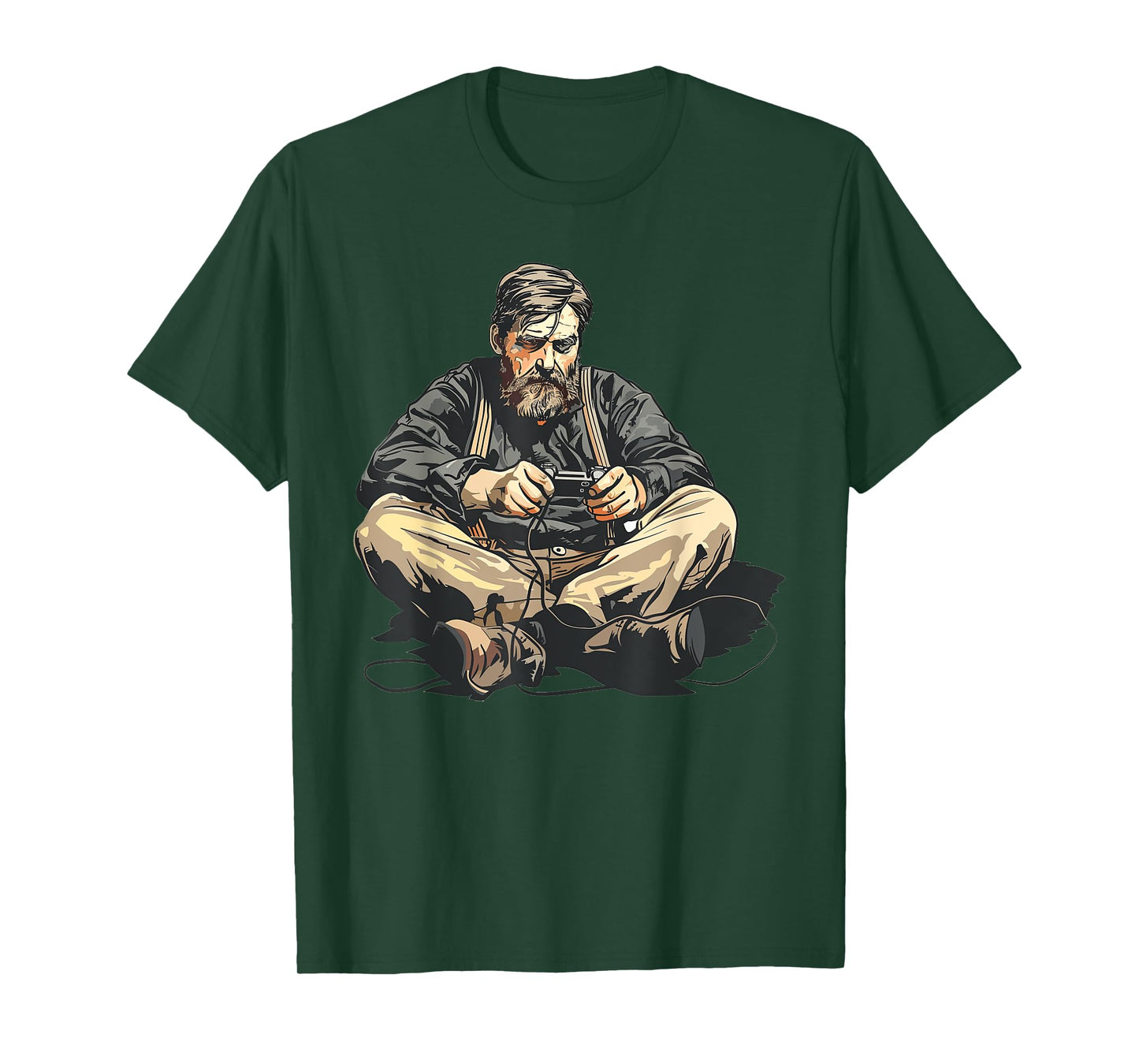 Ernest Shackleton Playing Video Games T-Shirt
