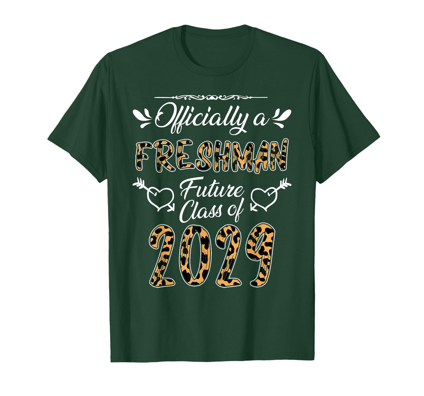 Officially a Freshman Future Class of 2029 Leopard T-Shirt