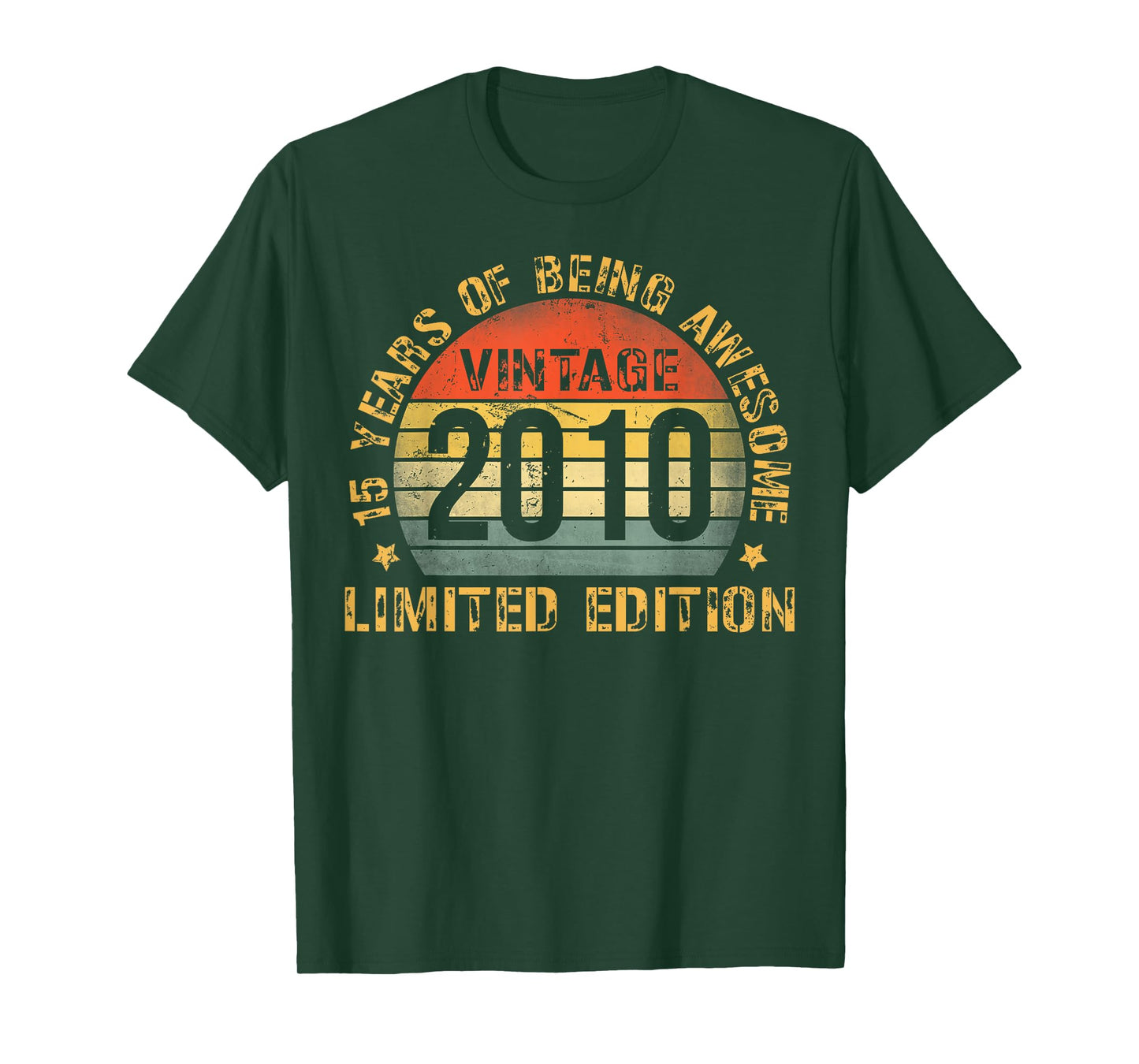 15 Year Old BDay Decorations Son Boy 15yr 2010 15th Birthday T-Shirt