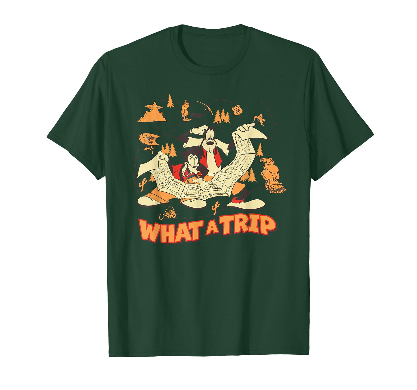 Disney A Goofy Movie 30th Anniversary What a Trip Vacation T-Shirt