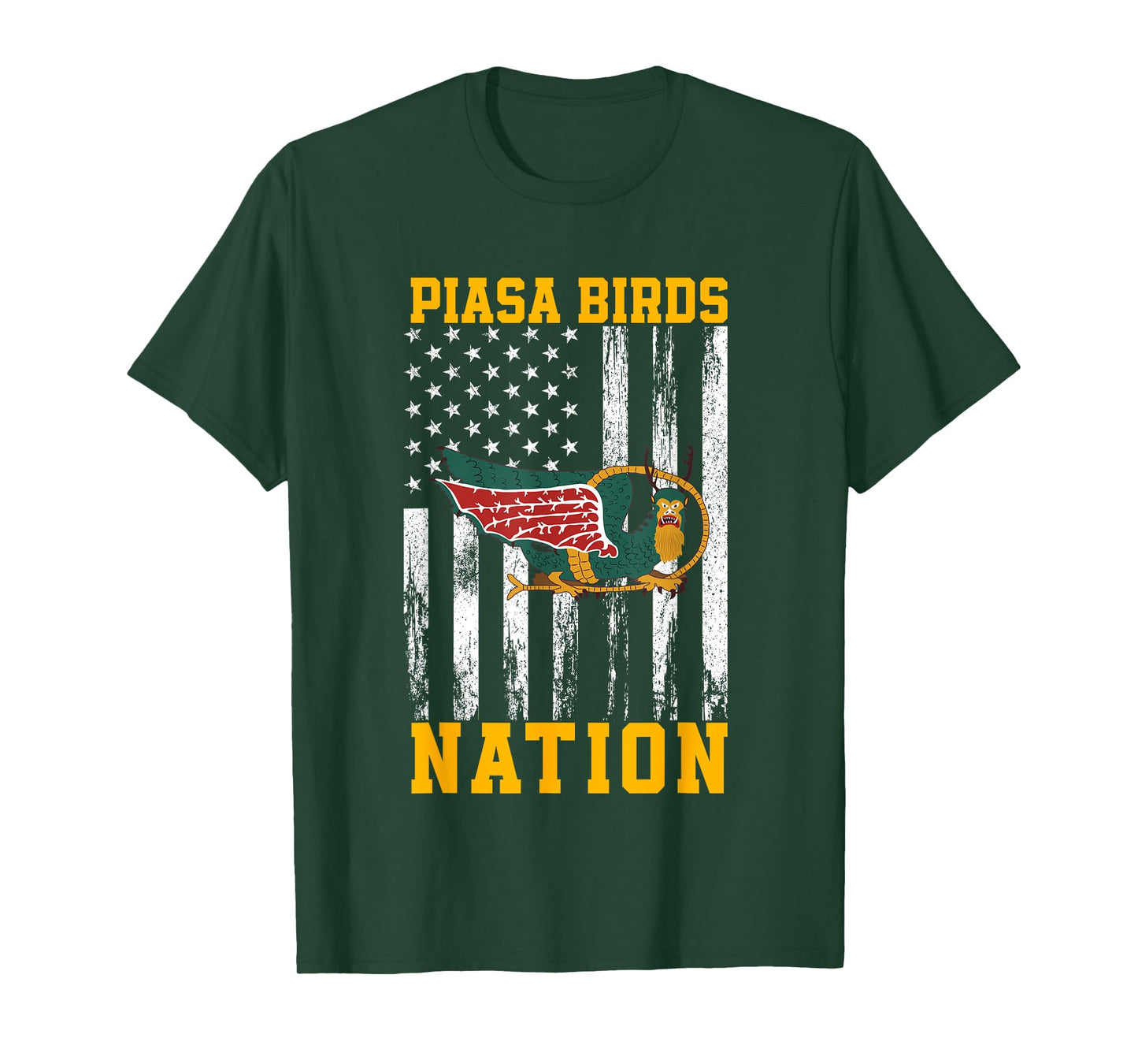 Southwestern Piasa Birds Logo Nation HS T-Shirt