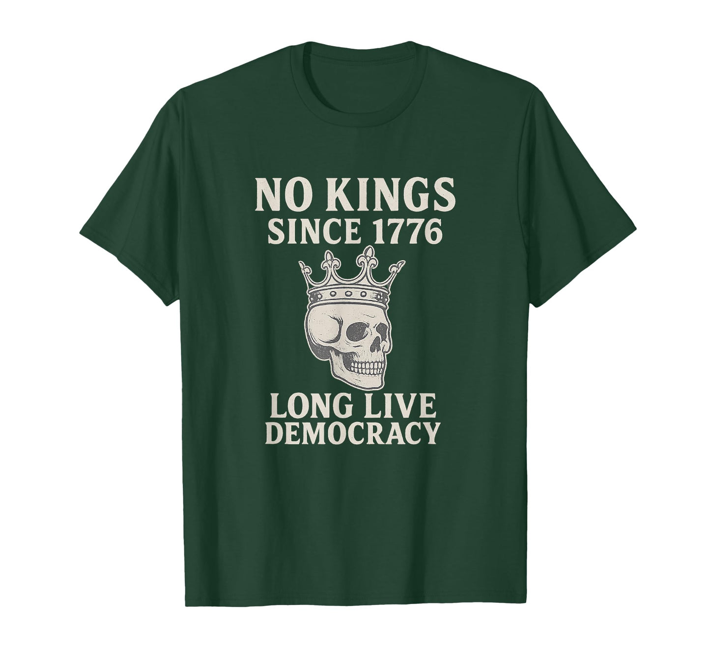 No Kings Since 1776 – Patriotic Pro-Democracy Design T-Shirt