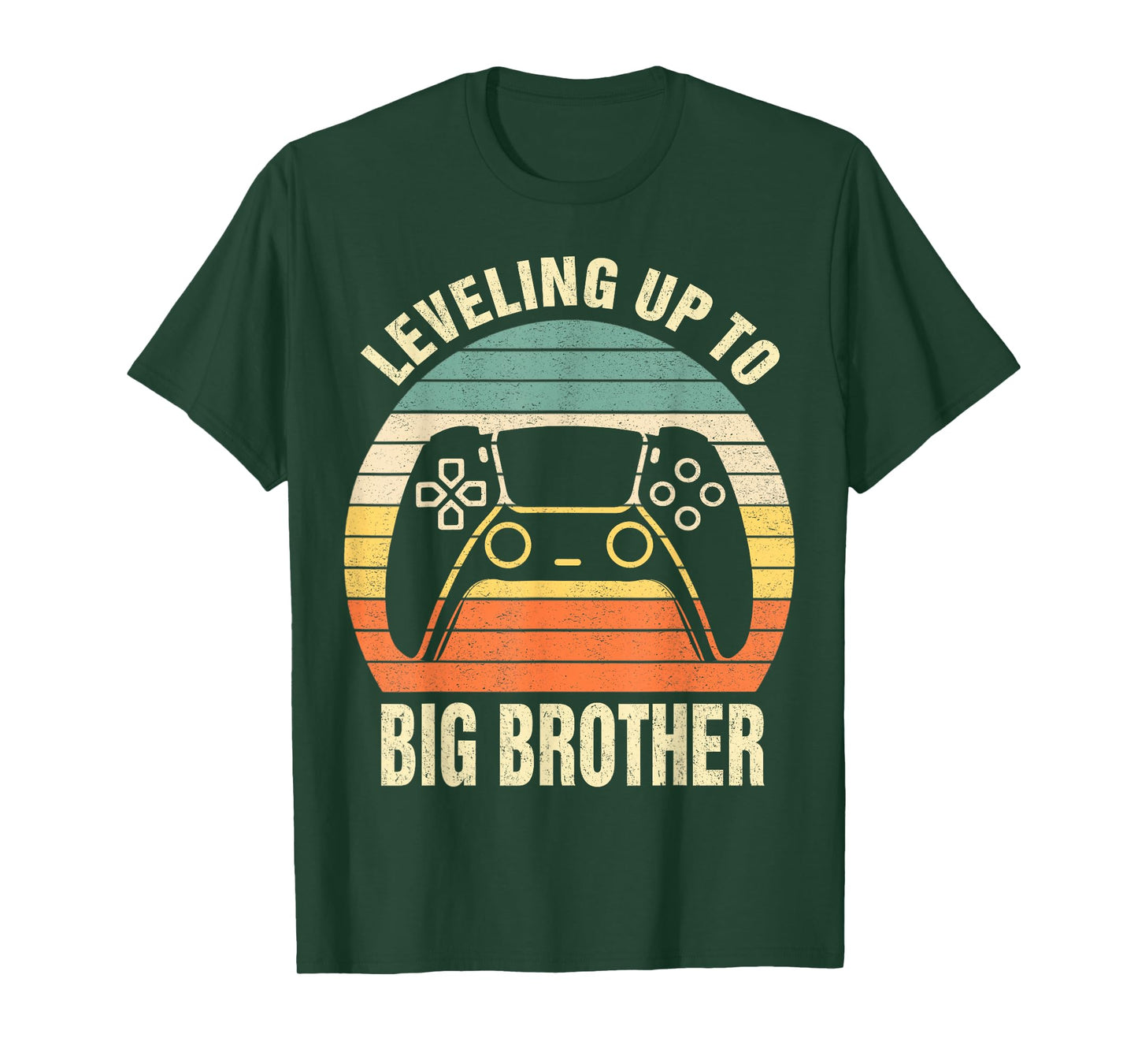 Leveling up to Big Brother 2025 funny gamer boys kids men T-Shirt