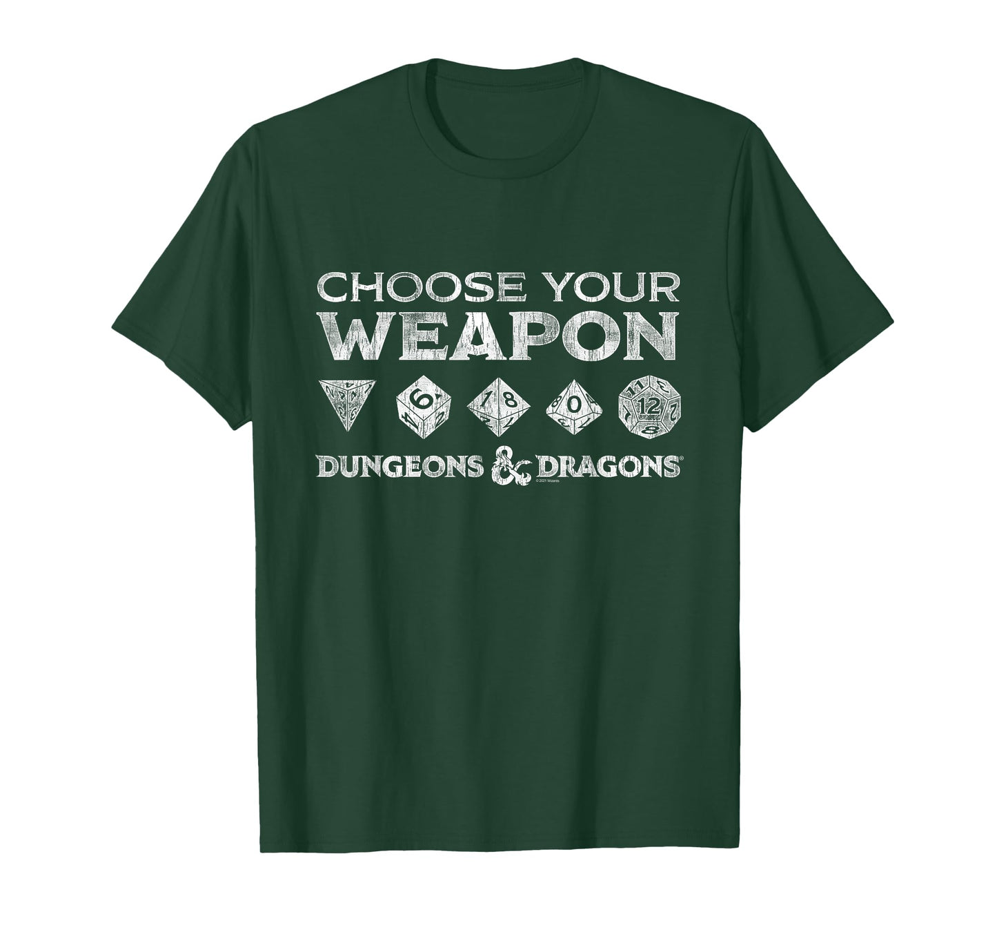 Dungeons & Dragons Weapon of Choice T-Shirt