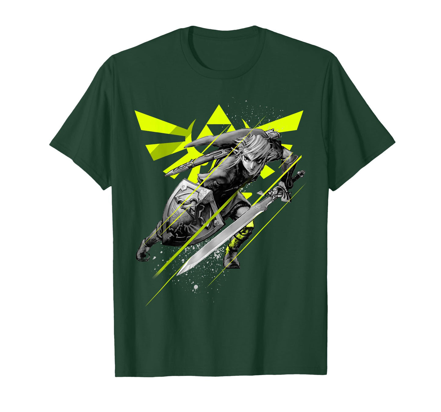 Legend of Zelda Link Neon Green Crest T-Shirt