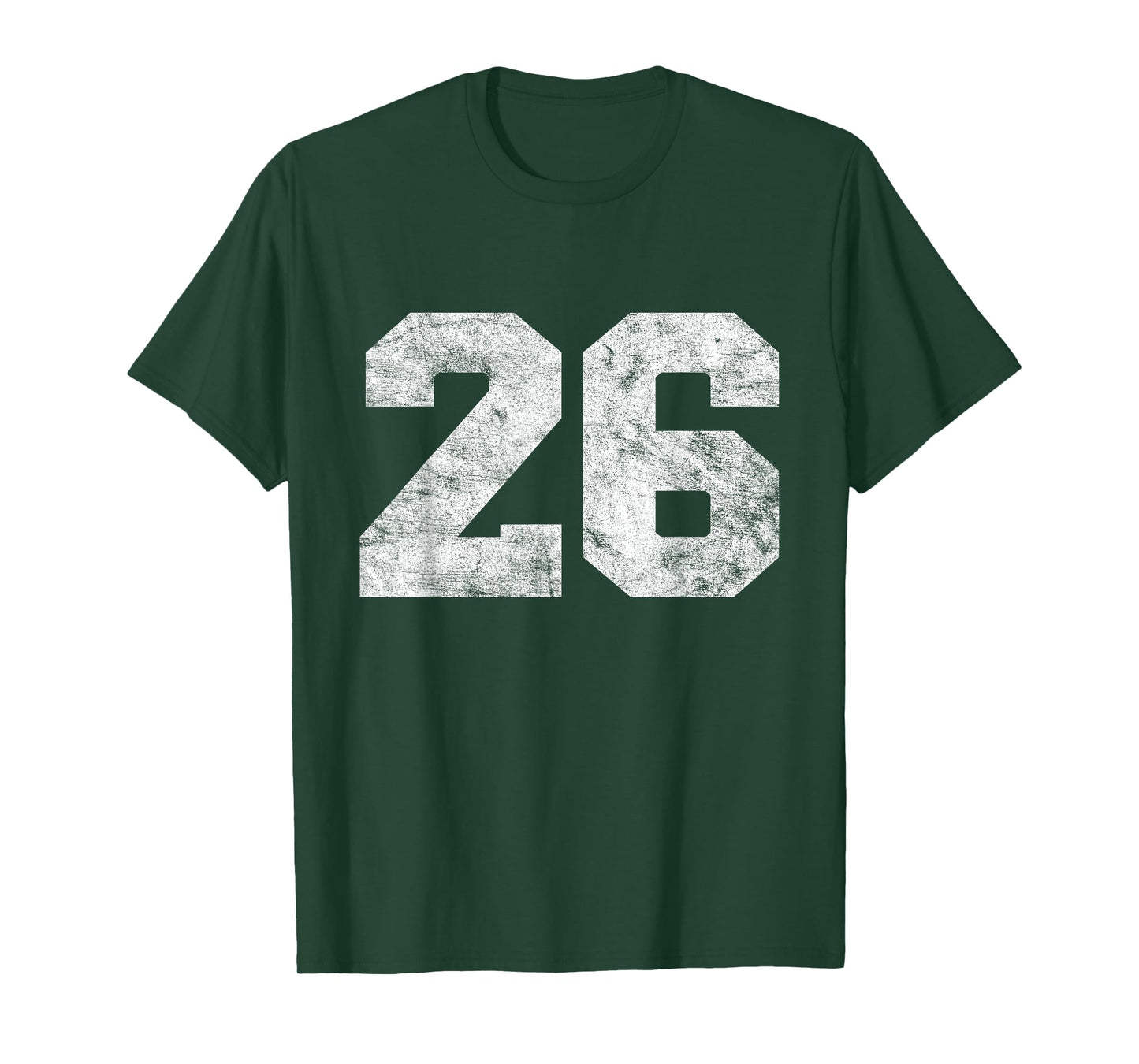 Vintage Lucky Number Birthday 26 Sports Player Team Athlete T-Shirt