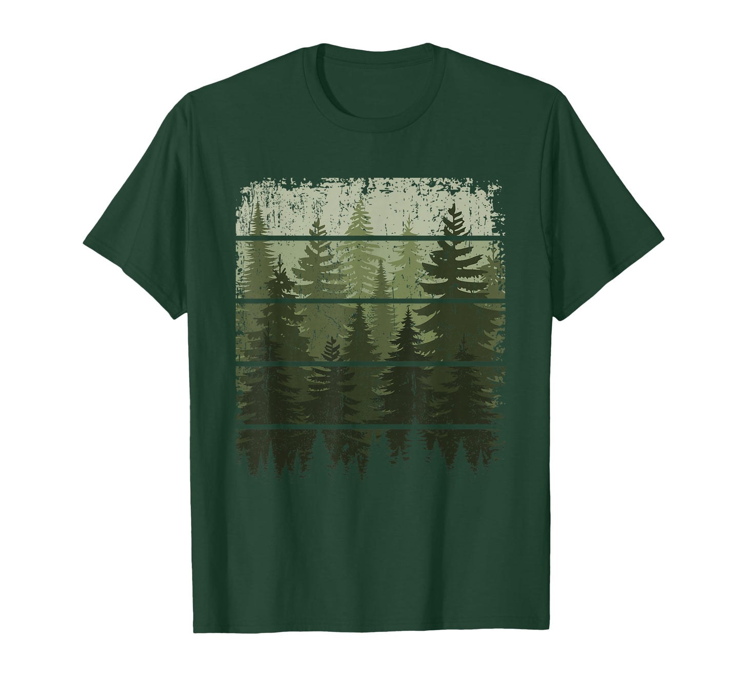 Trees Wildlife Nature Vintage Forest T-Shirt
