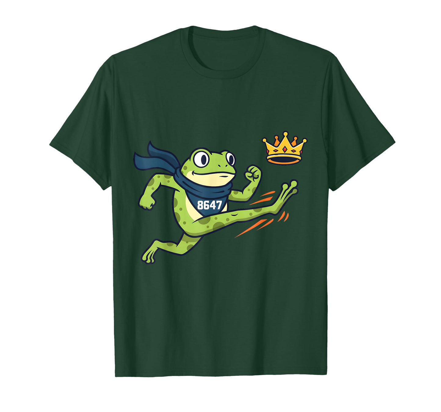 Portland Frog No Kings Frogtifa Funny Frog 8647 Frog Protest T-Shirt