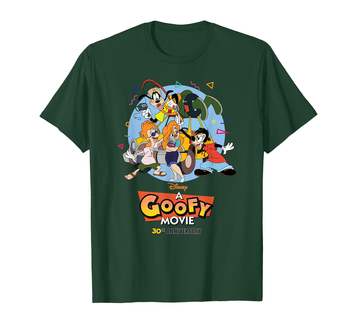 Disney A Goofy Movie 30th Anniversary Retro ’90s Road Trip T-Shirt