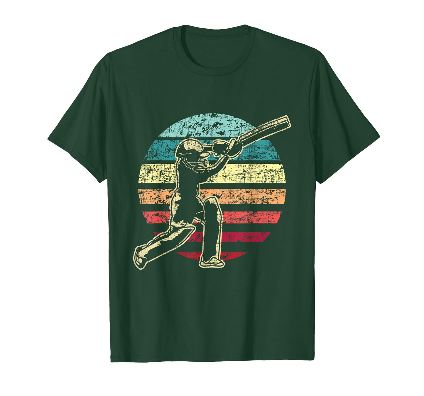 Retro Vintage Cricket Game - Cricketer Cricketing Batting T-Shirt