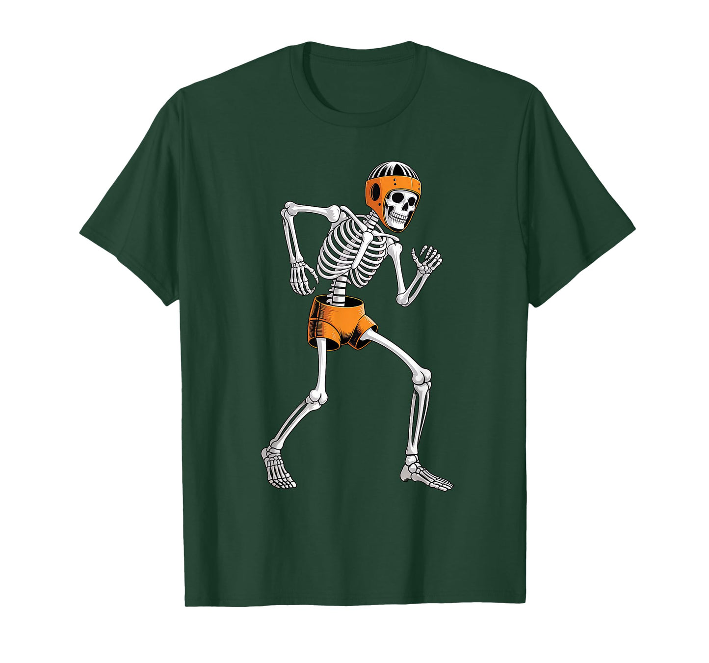 Skeleton Wrestling Halloween Funny Costume for Men Boys Kids T-Shirt