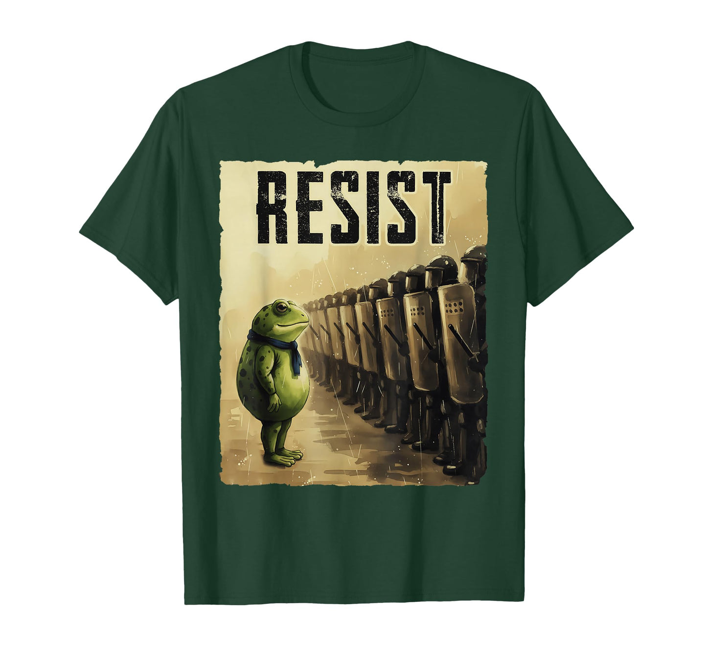 Portland Frog Protest for Men and Women T-Shirt