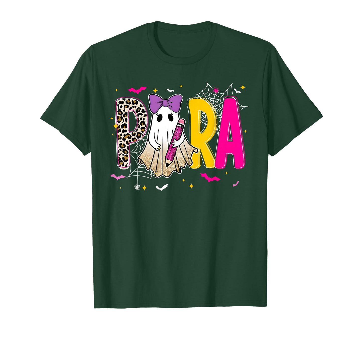 Spooky Halloween Teacher para Counselor SPED Preppy Boo Kids T-Shirt