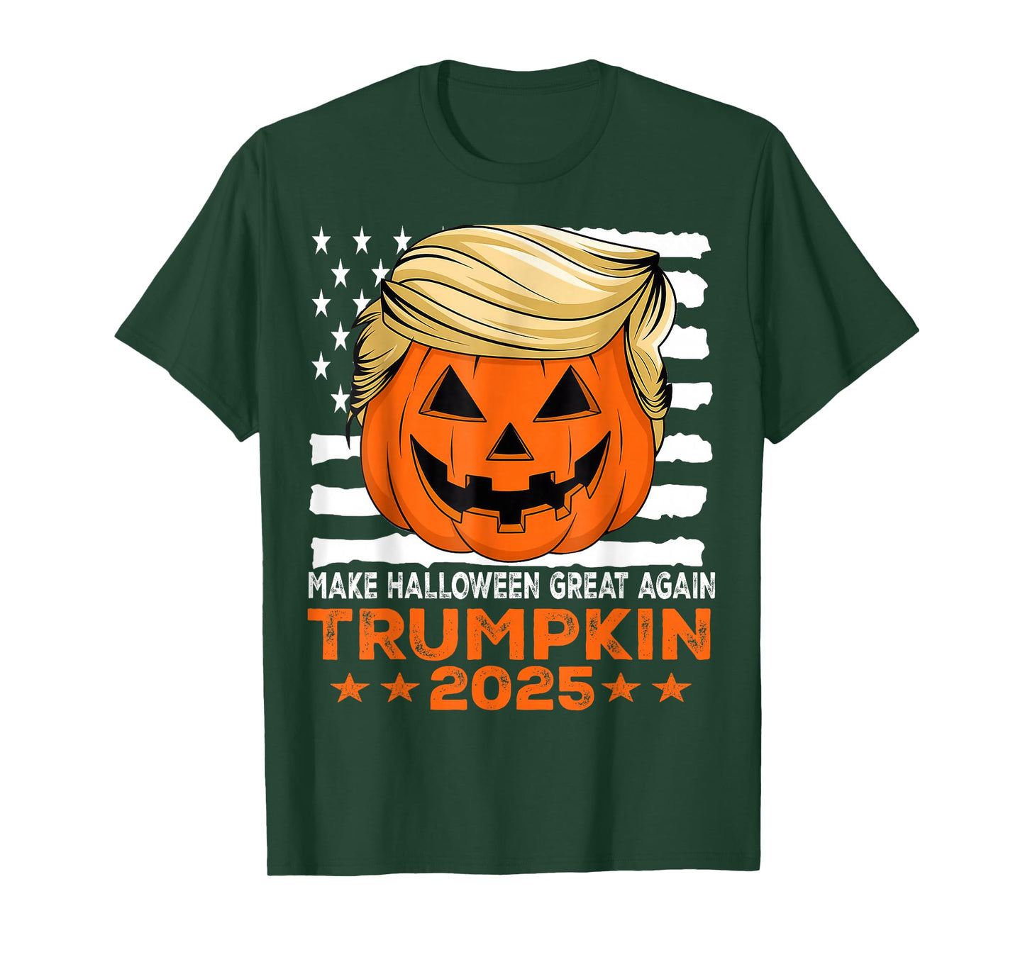 Trumpkin 2025 USA Make Halloween Great Again Funny Trump T-Shirt