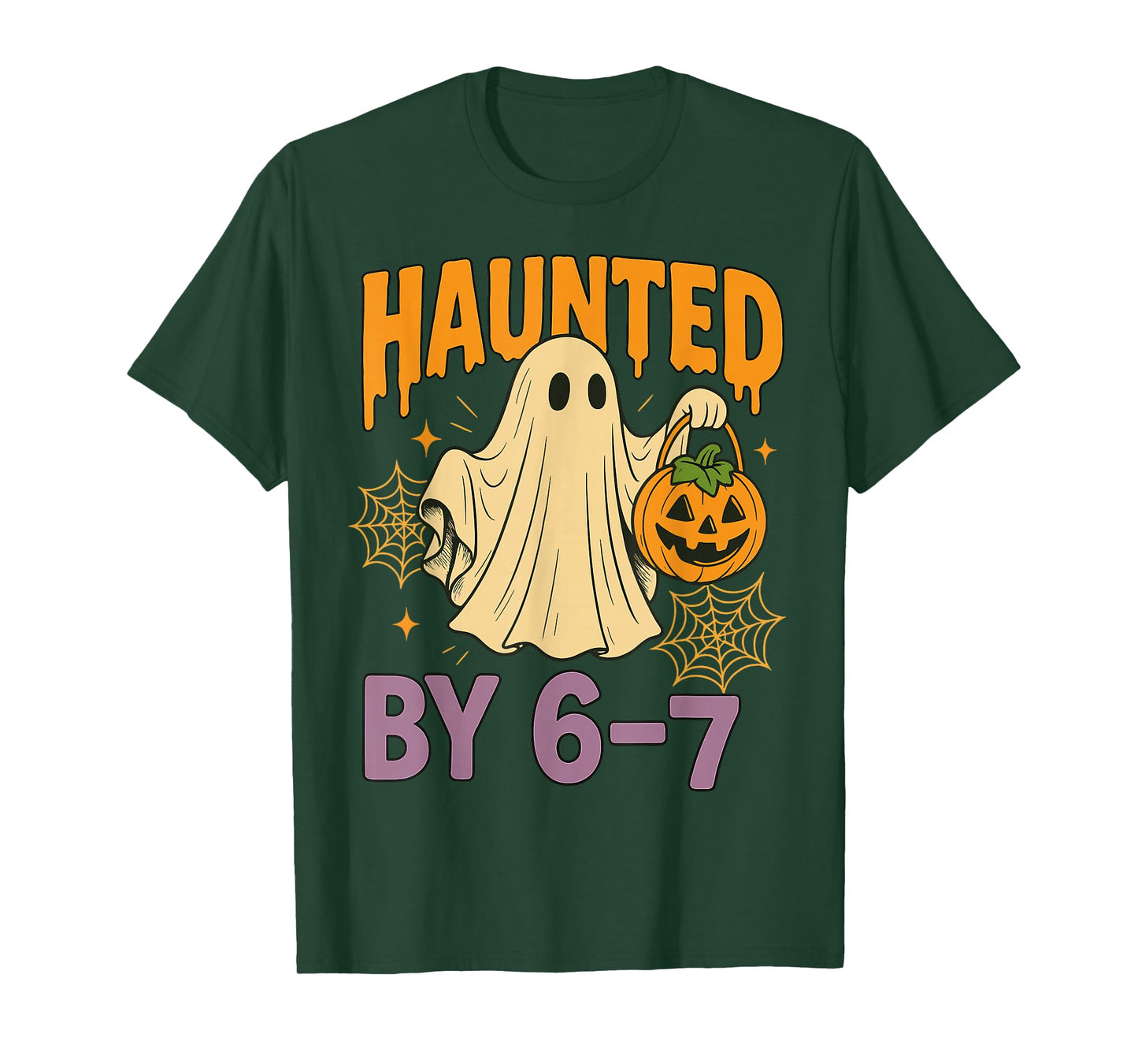 Haunted by 6-7 Funny Halloween Ghosts Six Seven T-Shirt