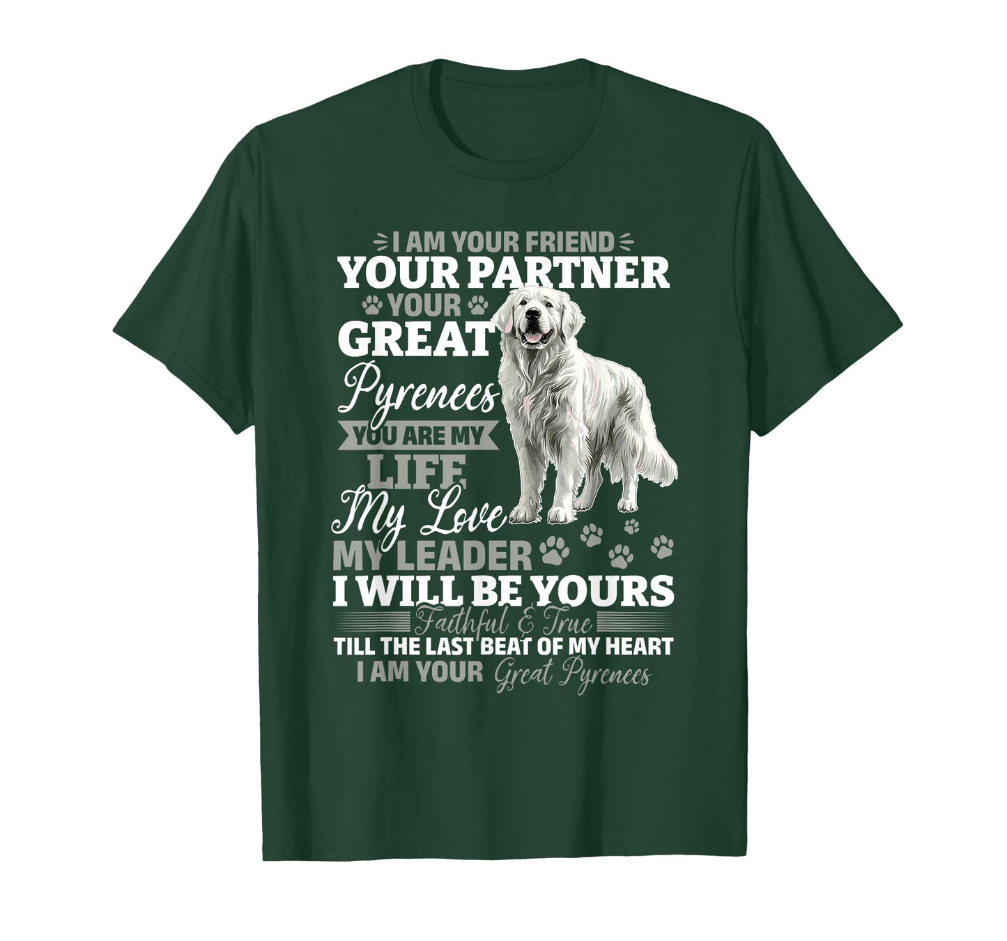 Great Pyrenees Dog Owner T-Shirt for Men Women Girls Kids