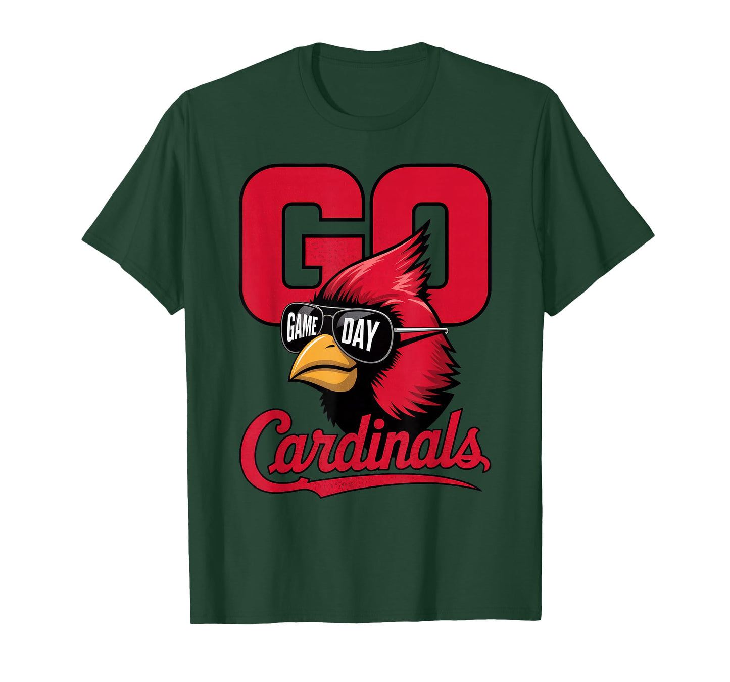 Retro Go Cardinals Game Day Gifts for Men Women Kid Boy Girl T-Shirt