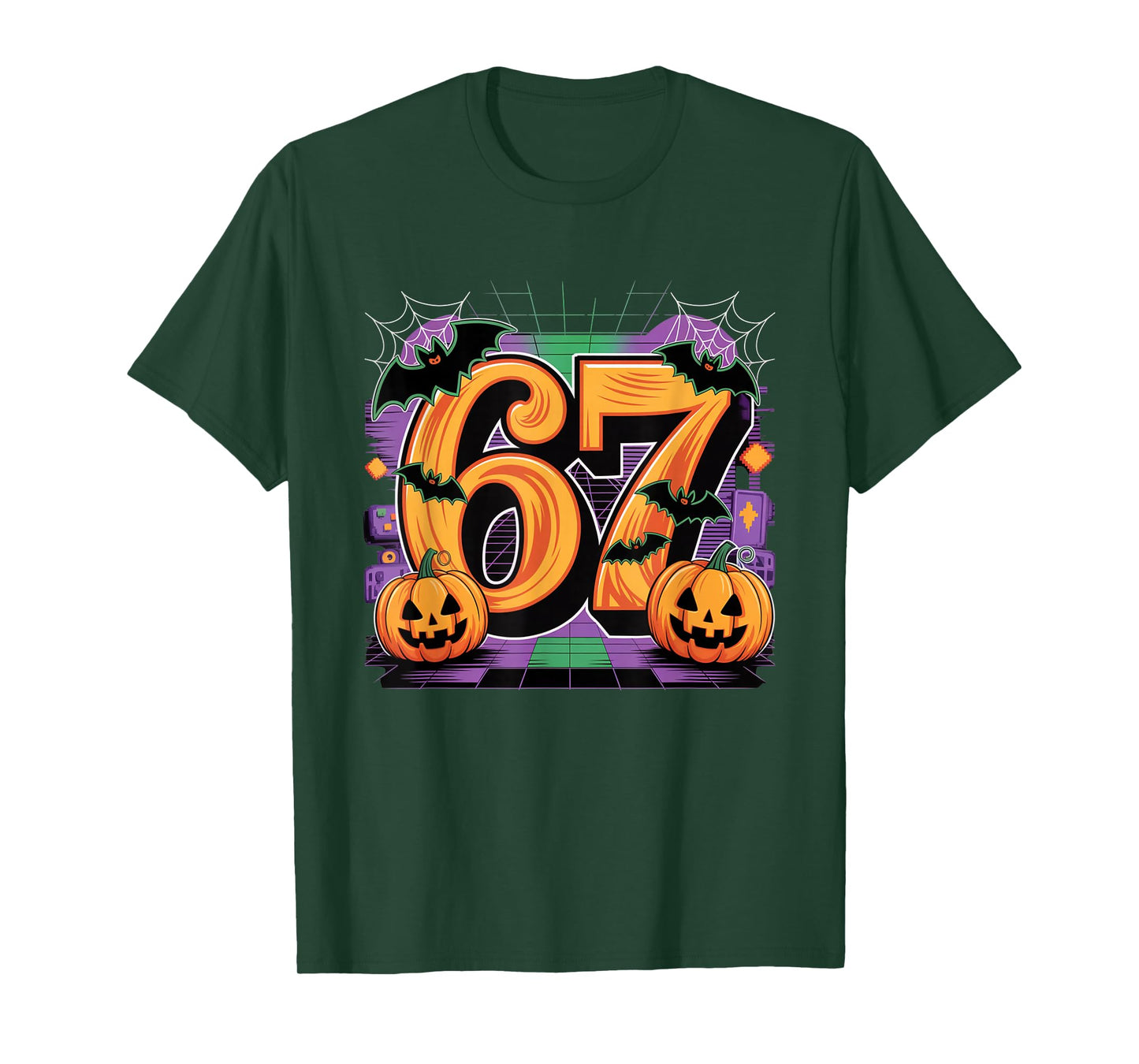 Number 6 Funny Meme Saying 6 7 Six Seven Halloween Costume T-Shirt