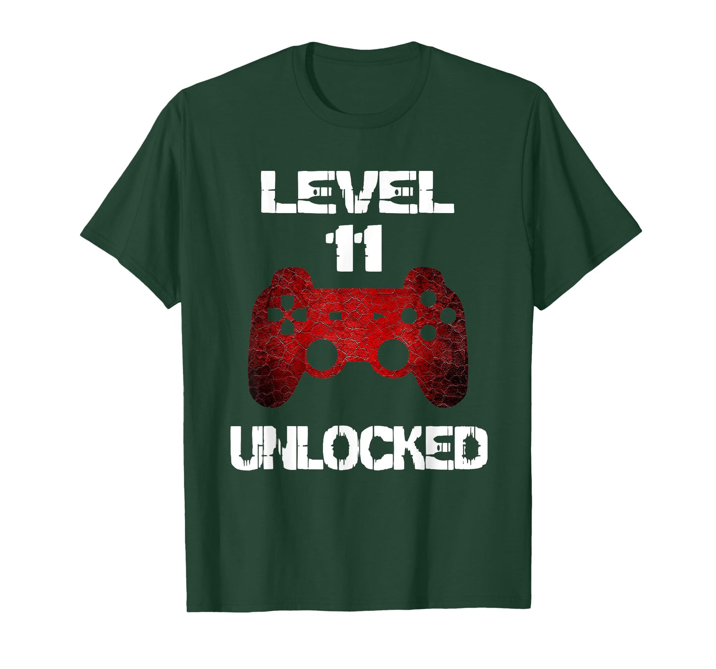 Level 11 Unlocked Boys 11th Birthday 11 Year Old Gamer T-Shirt