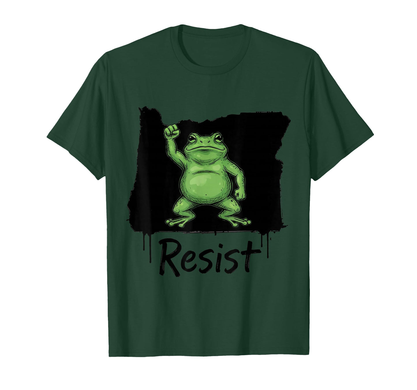 Portland Frog Protest Shirt Funny Portland Frog Protest T-Shirt
