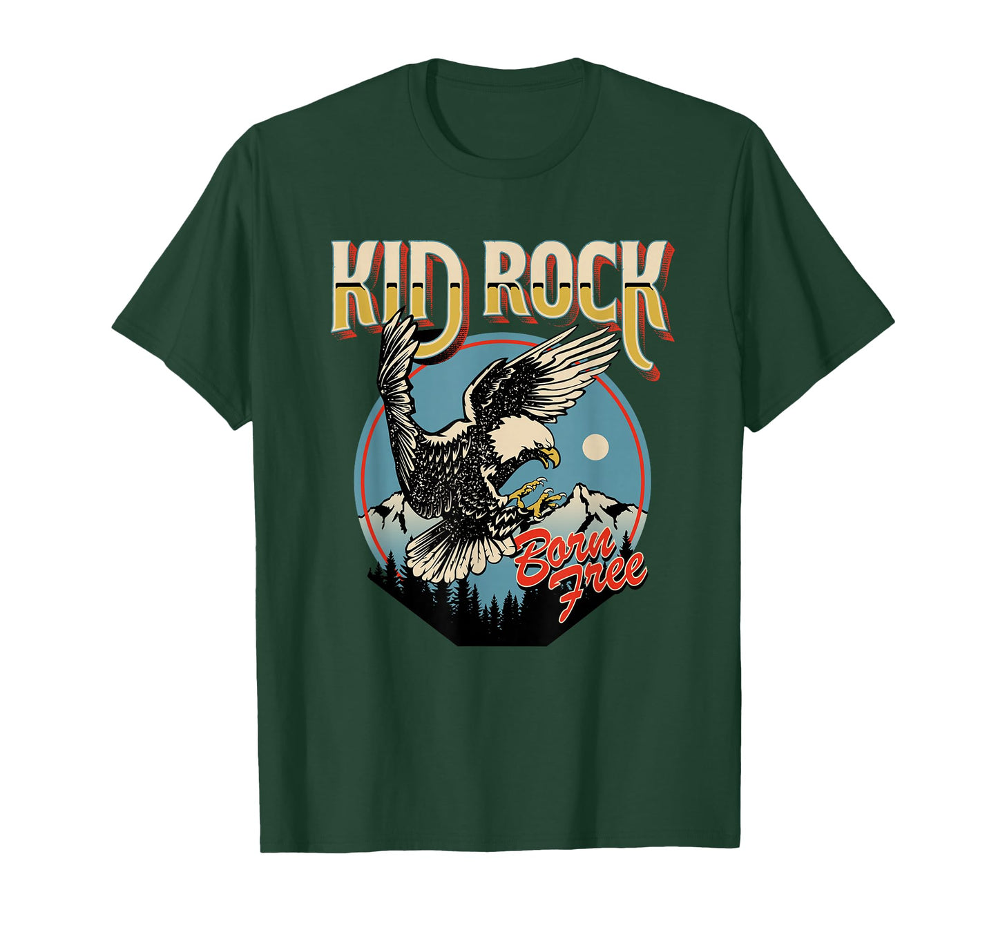 Kid Rock Born Free Eagle T-Shirt