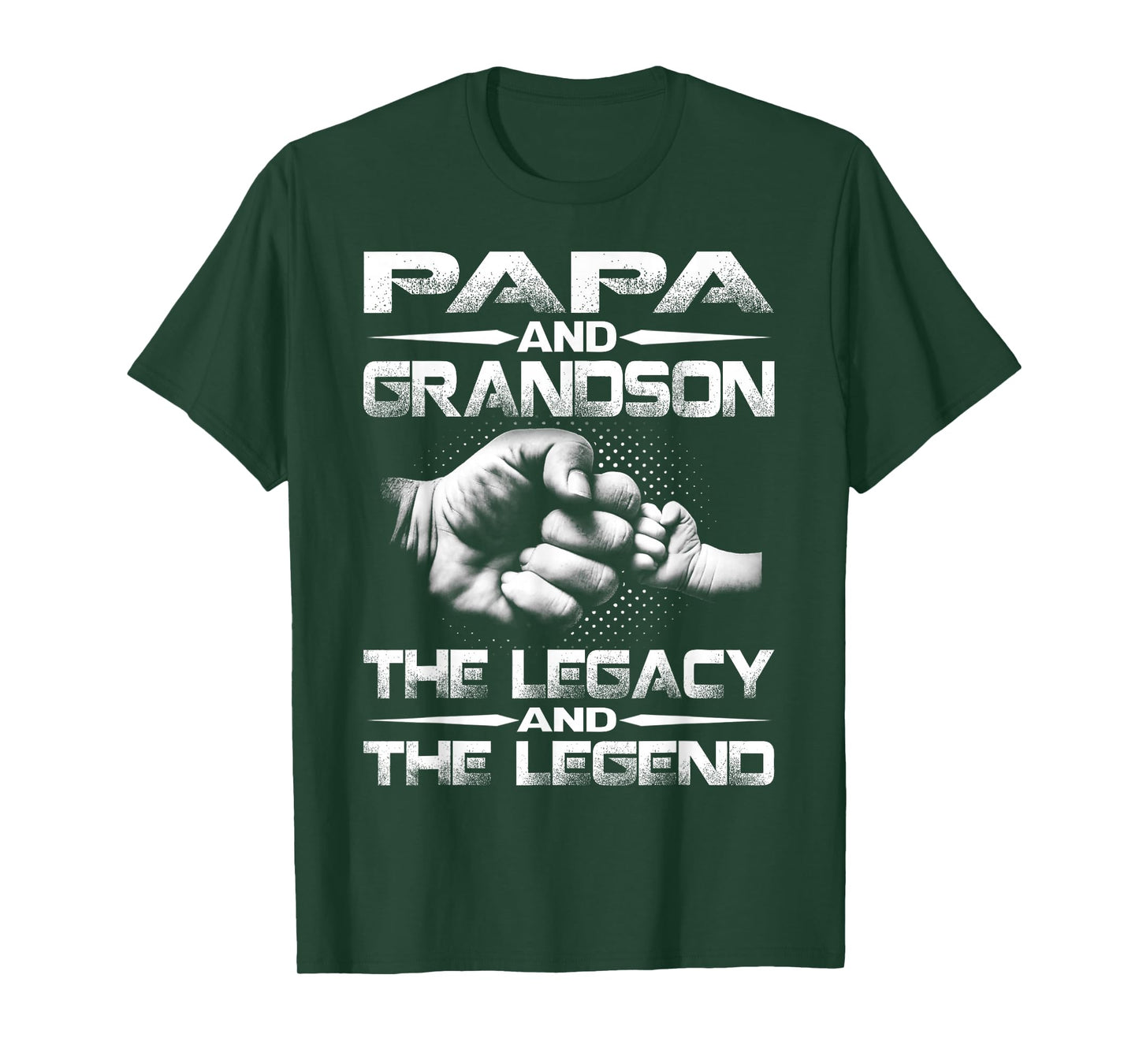 Papa And Grandson The Legend And The Legacy T-Shirt