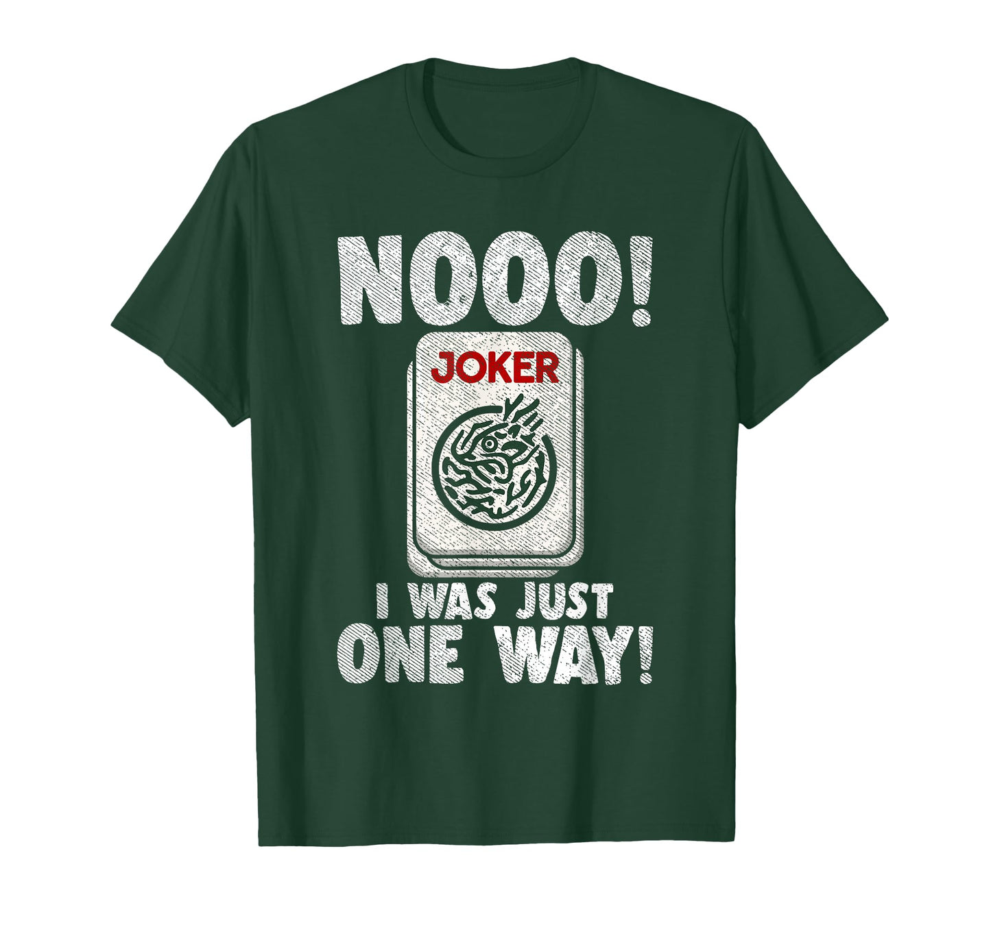 Nooo! I Was Just One Away! Chinese Game Mah Jong Player T-Shirt