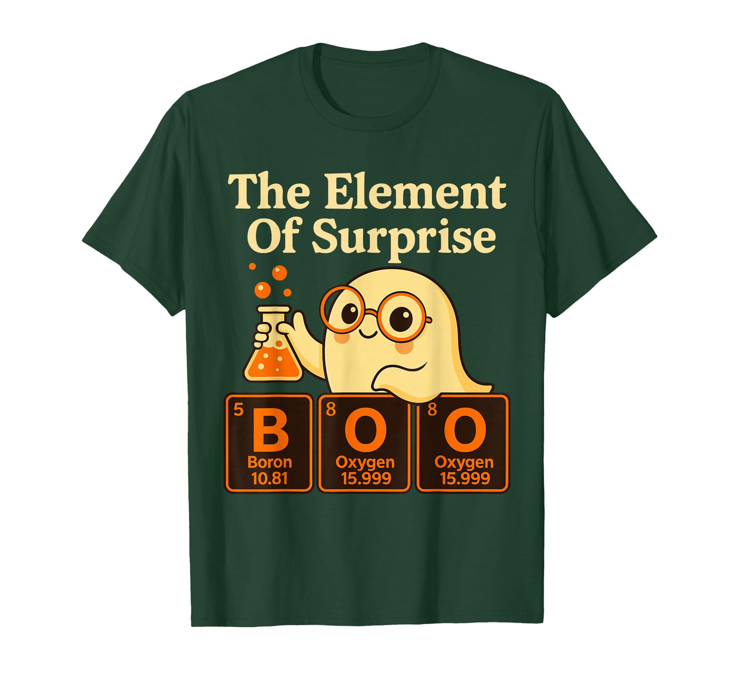 Periodic Table of Elements Costume, Boo Elements of Surprise T-Shirt