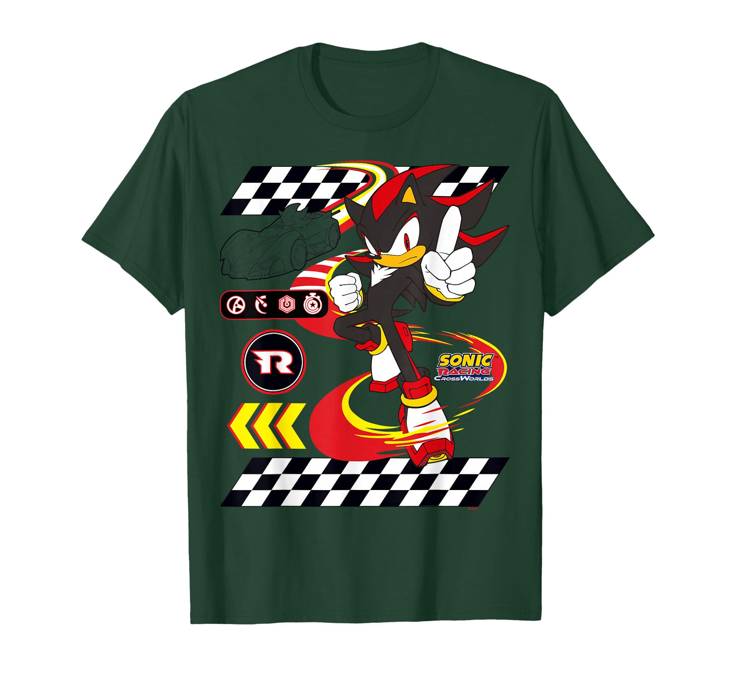 Sonic Racing CrossWorlds - Ultimate Driver Shadow T-Shirt