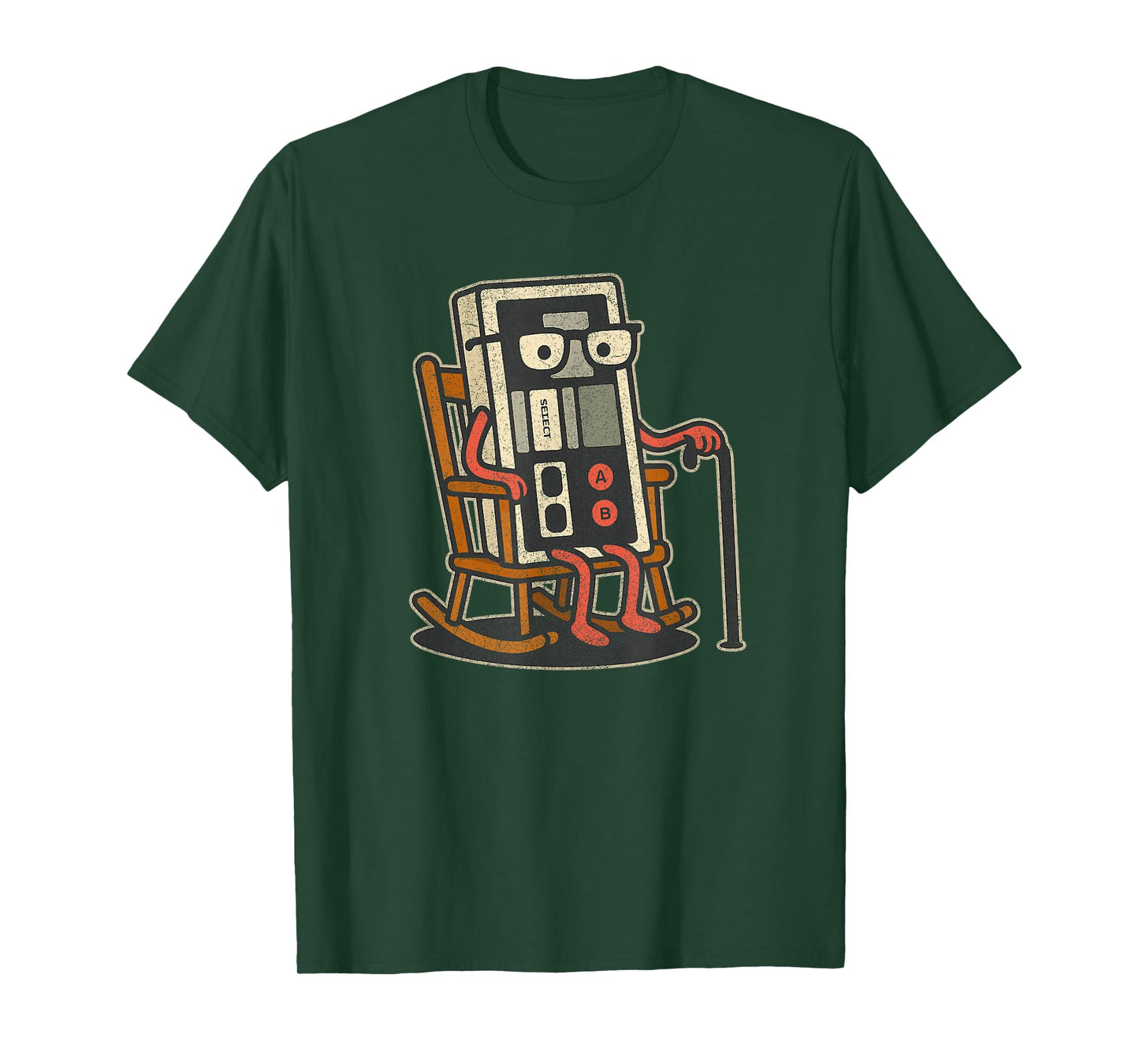Funny Vintage Old Gamer Retro Video Game Old Gamer T-Shirt