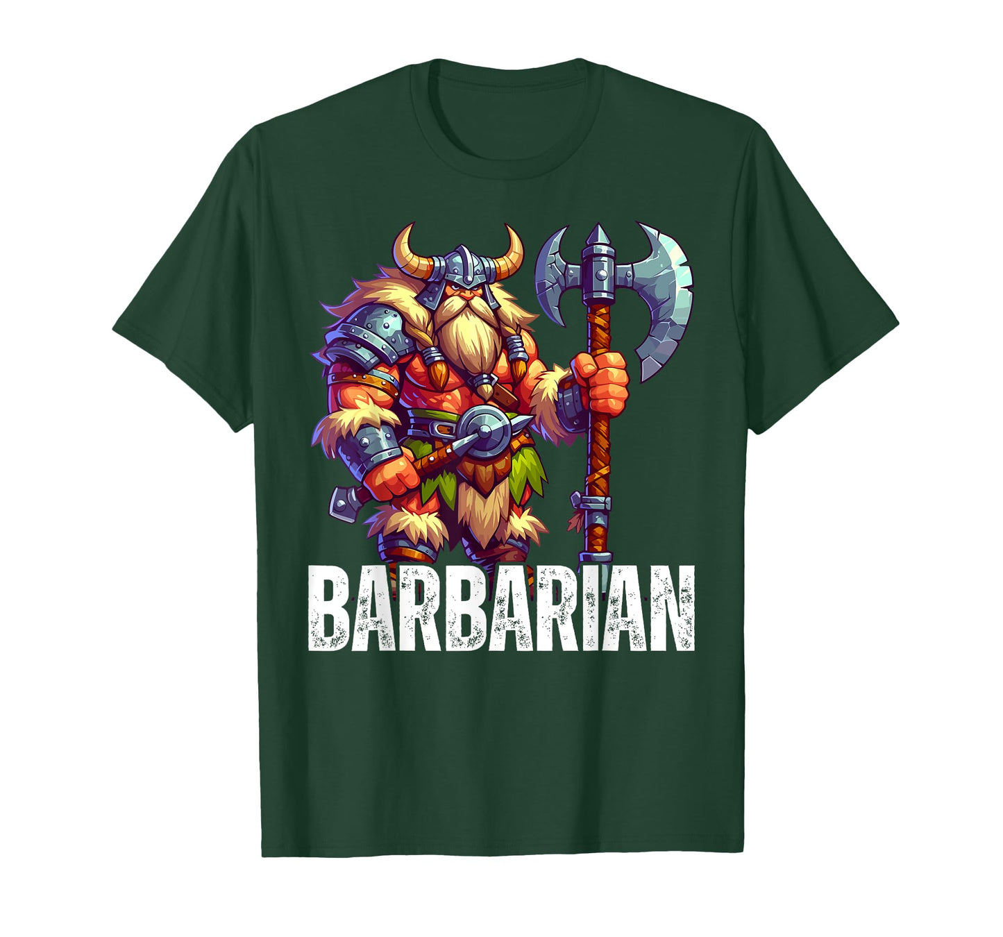 Dwarf Barbarian Fantasy Tabletop RPG Roleplaying Gamer T-Shirt