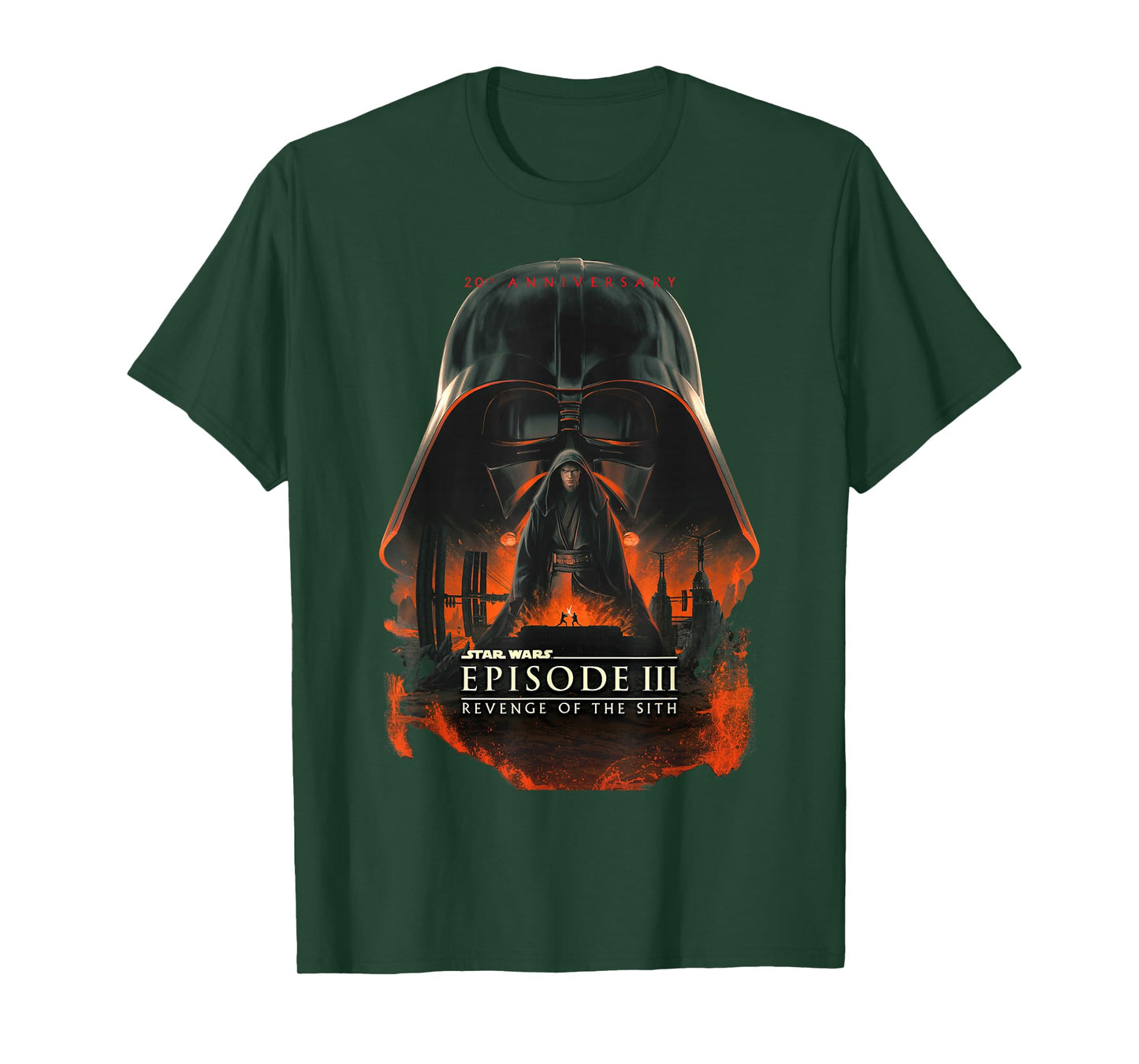 Star Wars 20th Anniversary Episode III Epic Big Chest Poster T-Shirt