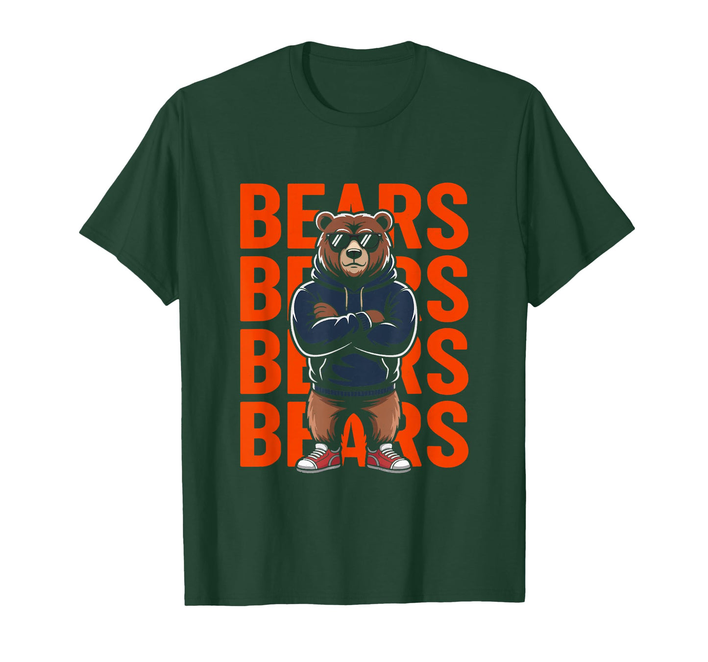 Retro Bear Gift for Men Women Boys Girls Kids T-Shirt