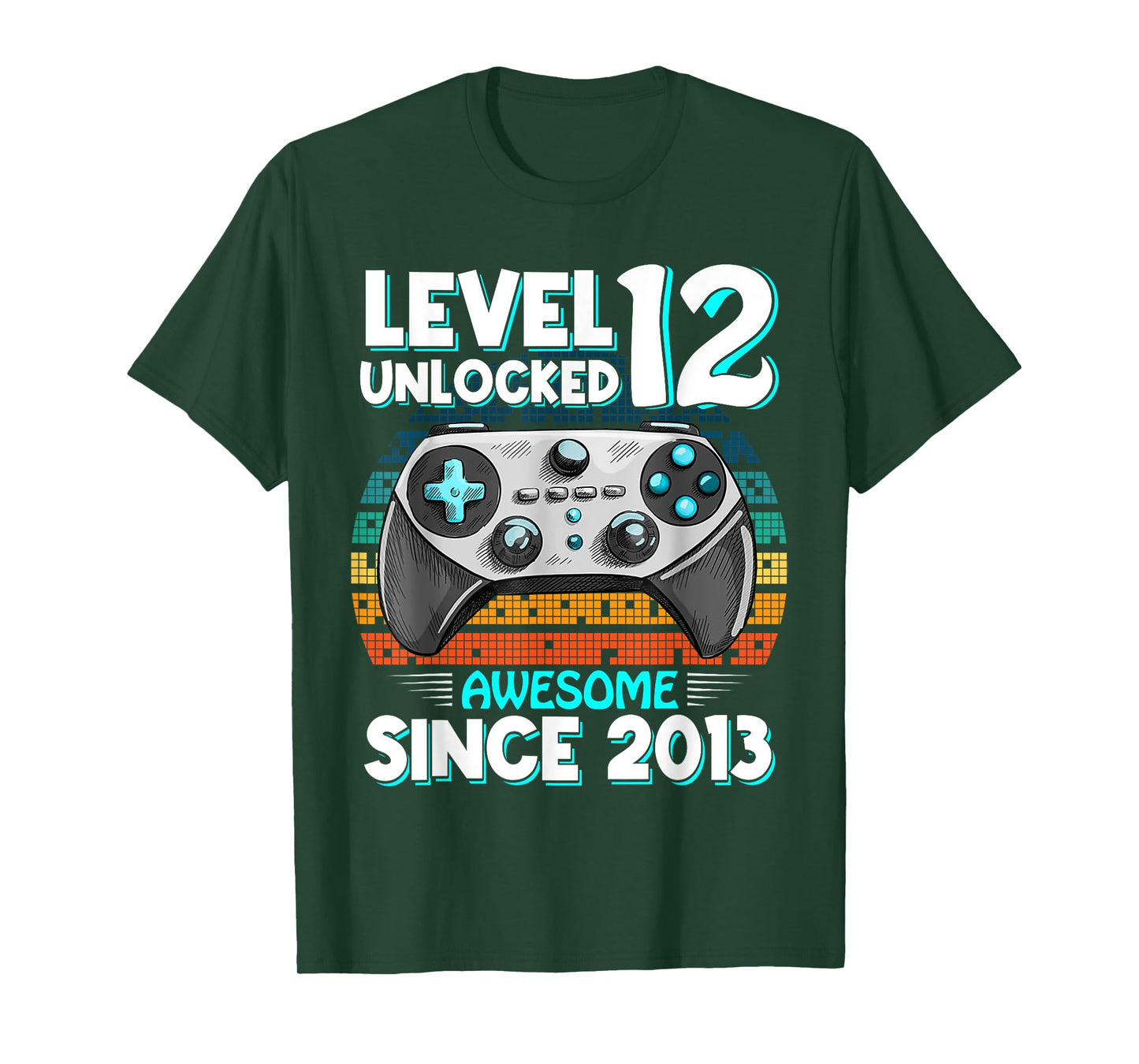 Level 12 Year Old Unlocked 12th Birthday Video Gamer Gifts T-Shirt