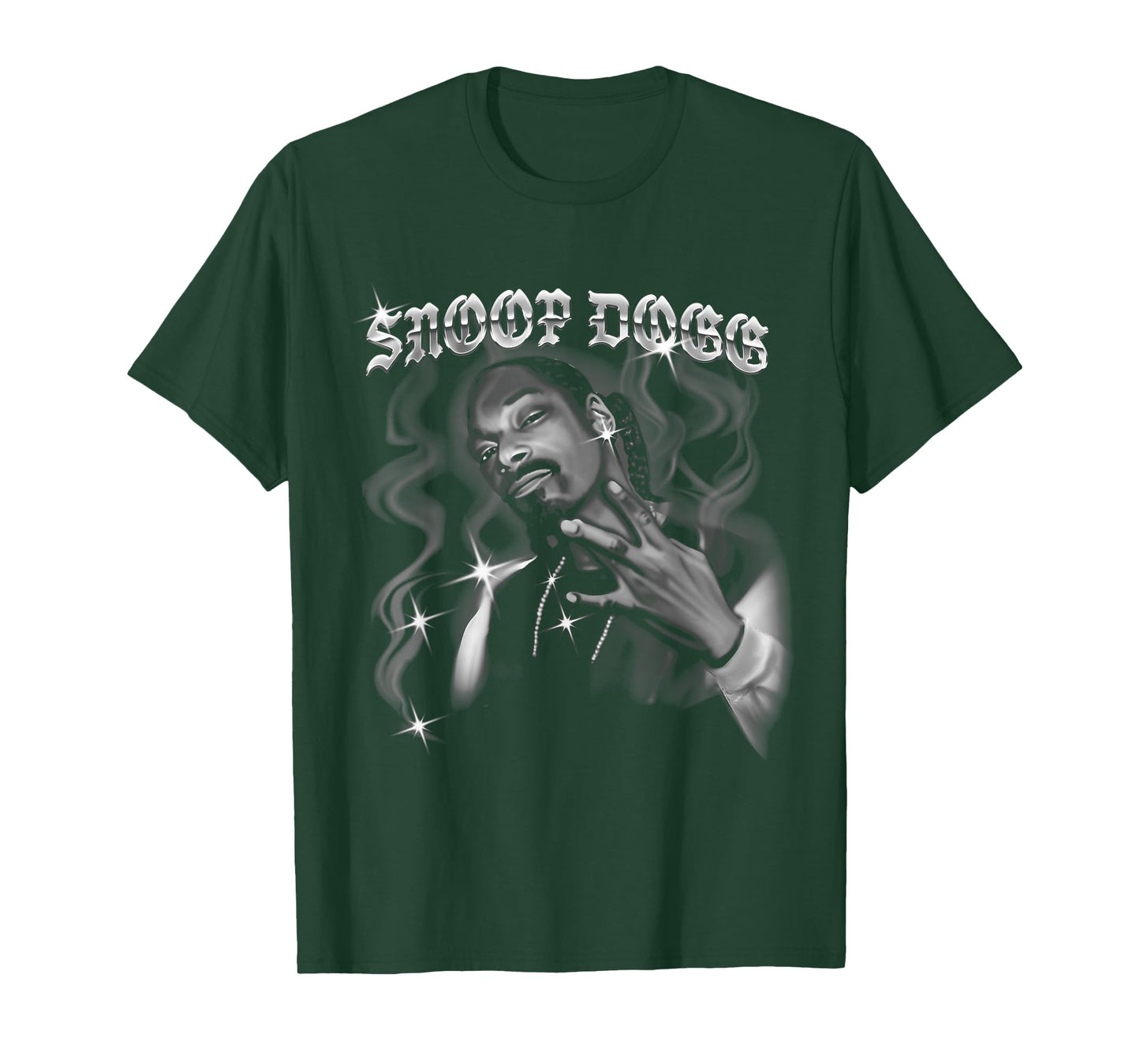Official Snoop Dogg Airbrush Photo T-Shirt