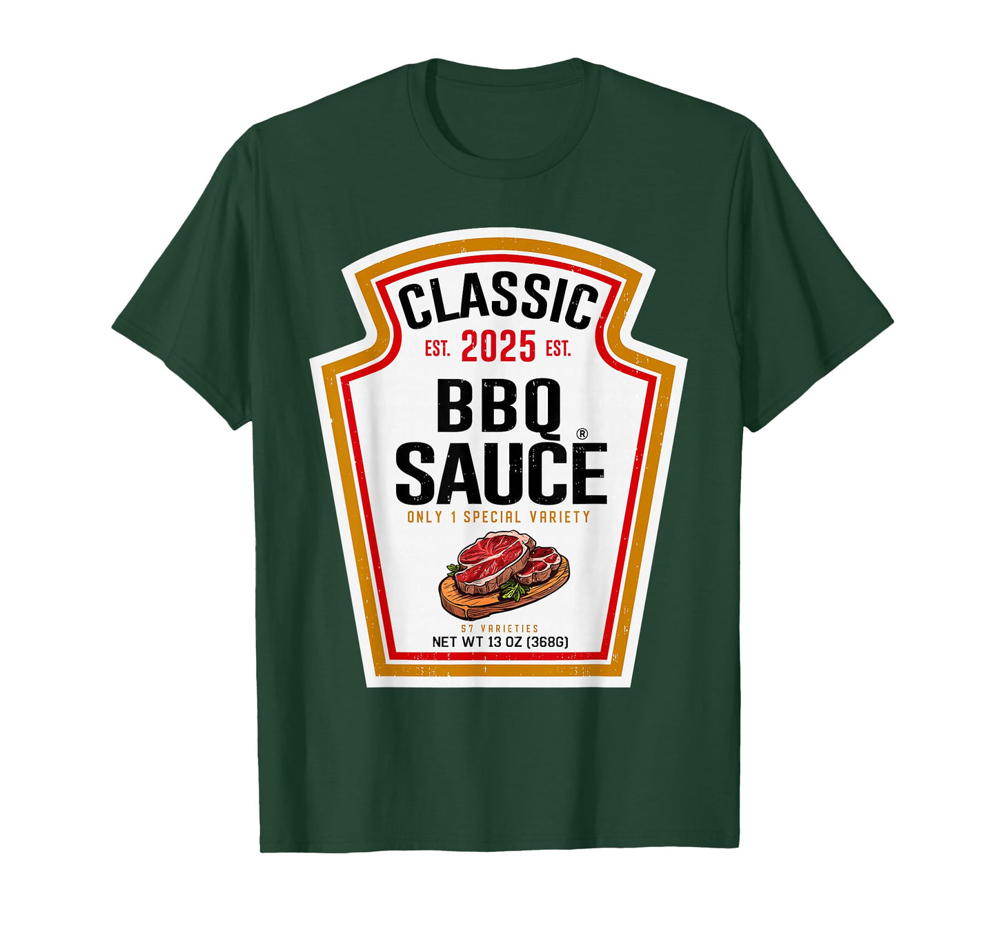 BBQ Sauce Condiment DIY Halloween Costume Matching Group T-Shirt