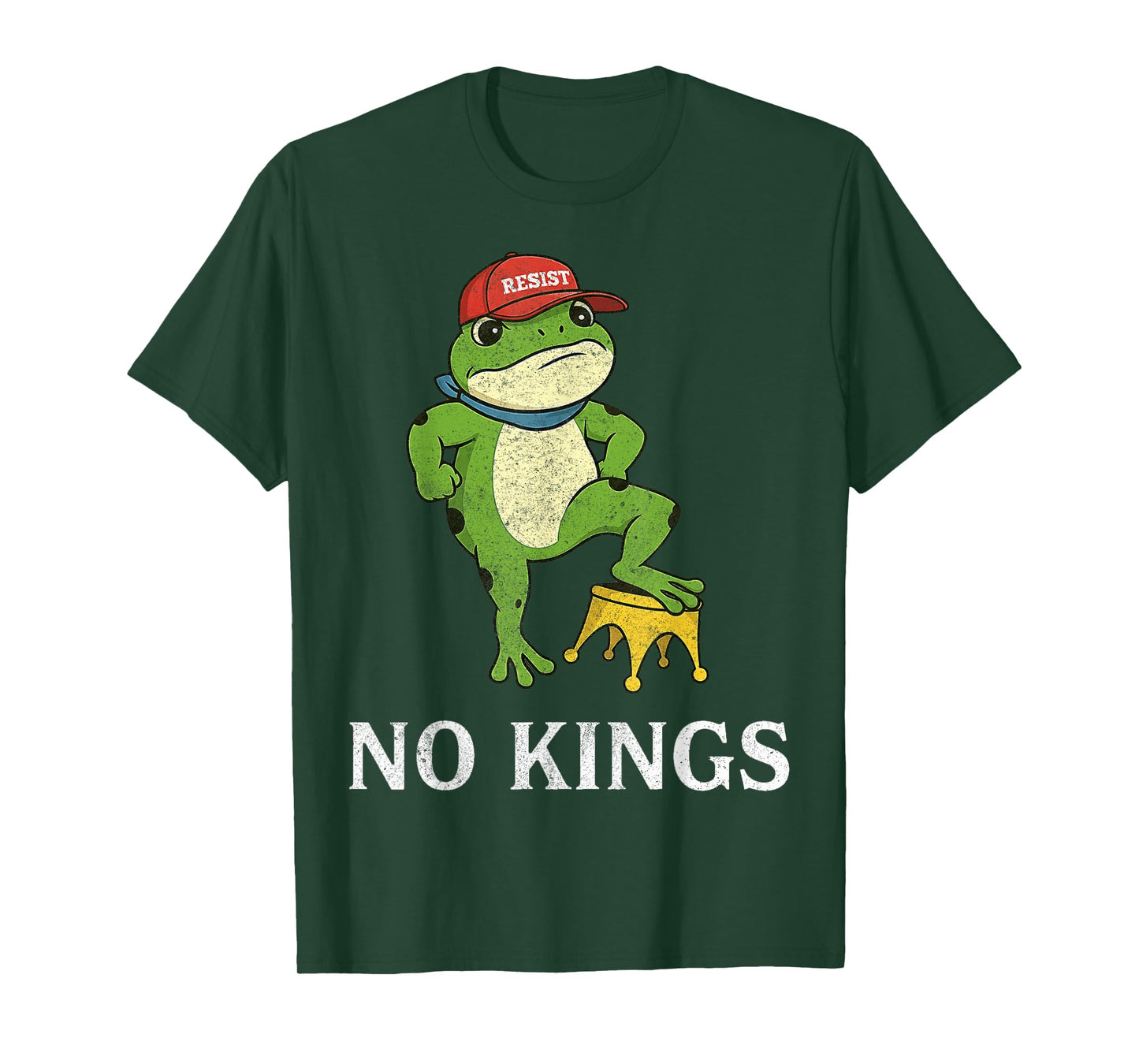 Freedom Portland Frog Resist No Kings T-Shirt
