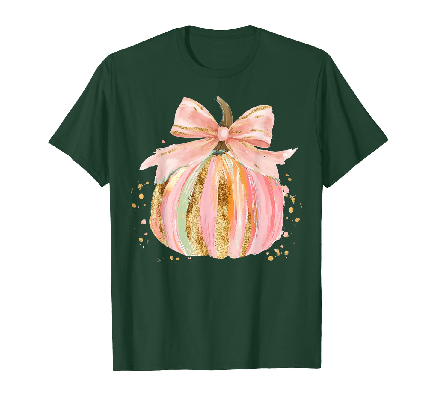 Brushstroke Pumpkin Fall Vibes Coquete Pumpkin Fall Autumn T-Shirt
